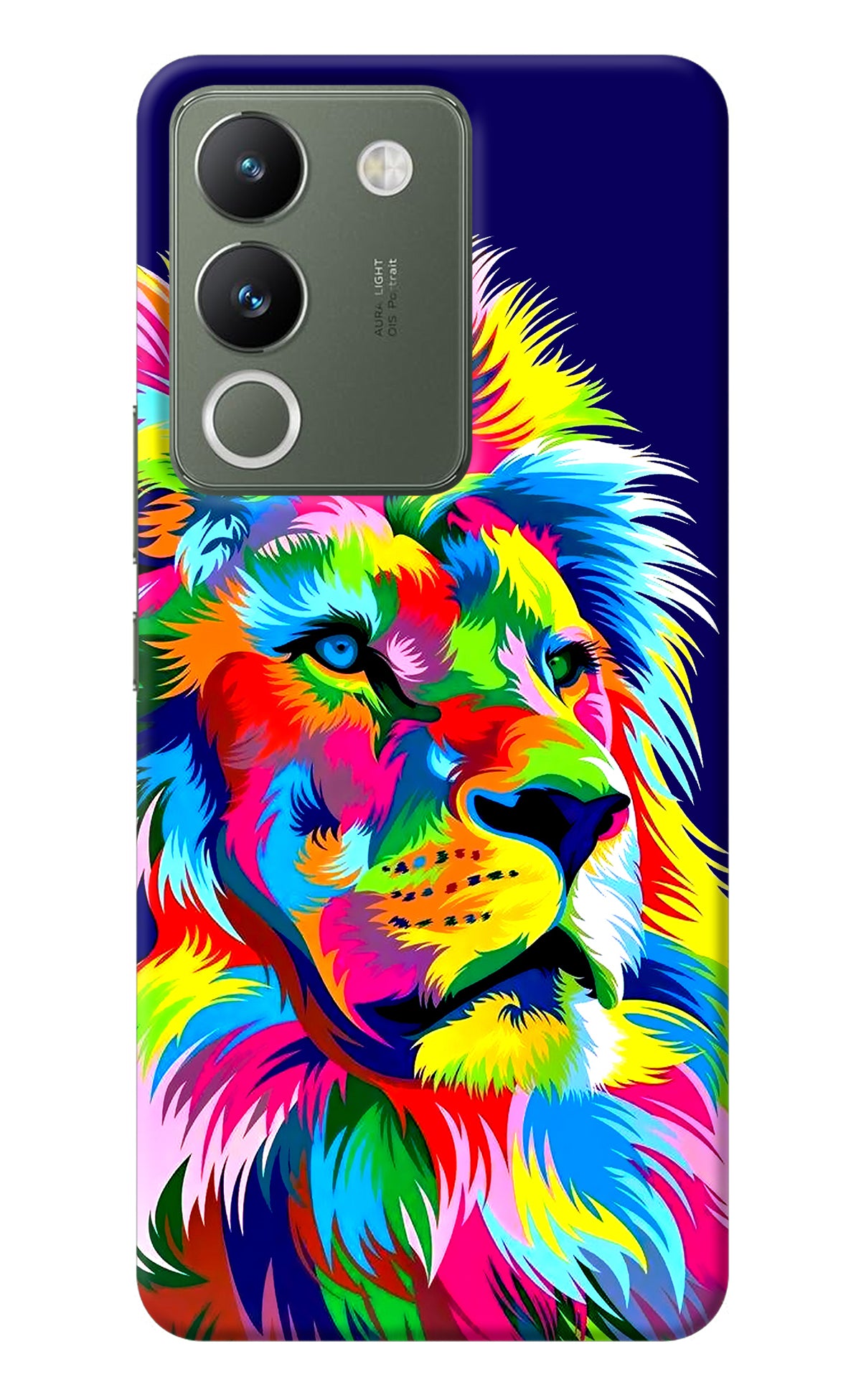 Vector Art Lion Vivo Y200 5G Back Cover