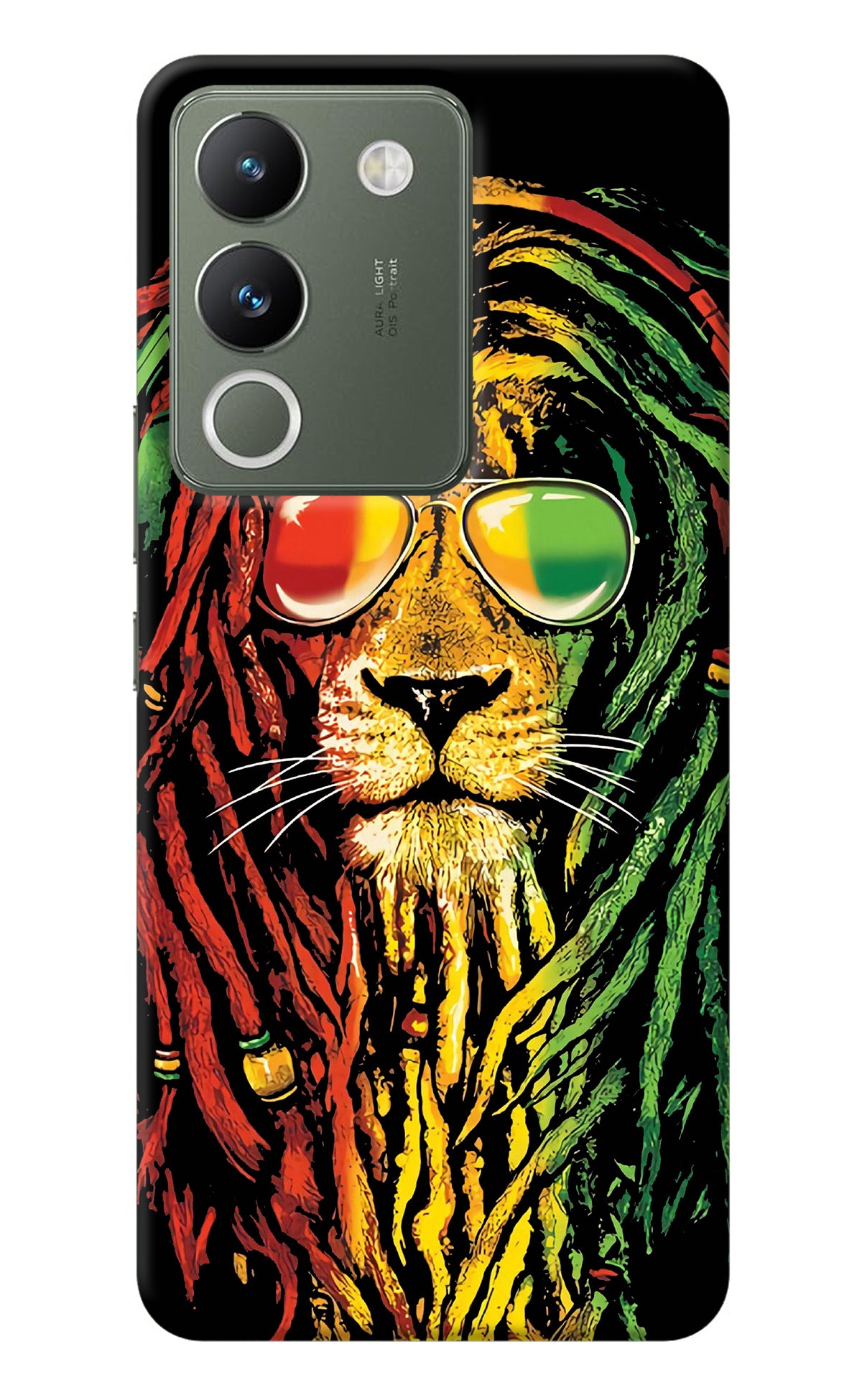 Rasta Lion Vivo Y200 5G Back Cover