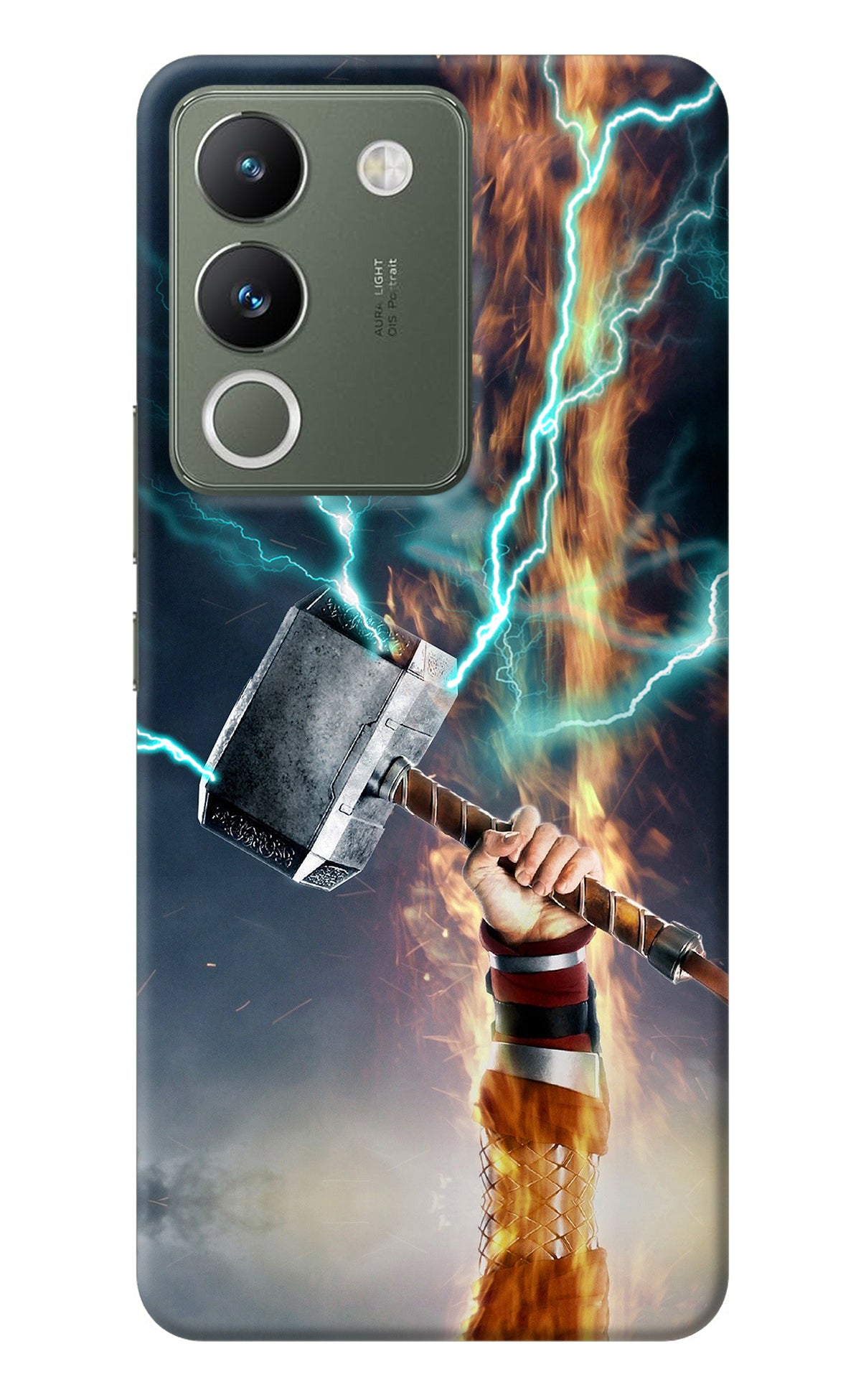 Thor Hammer Mjolnir Vivo Y200 5G Back Cover