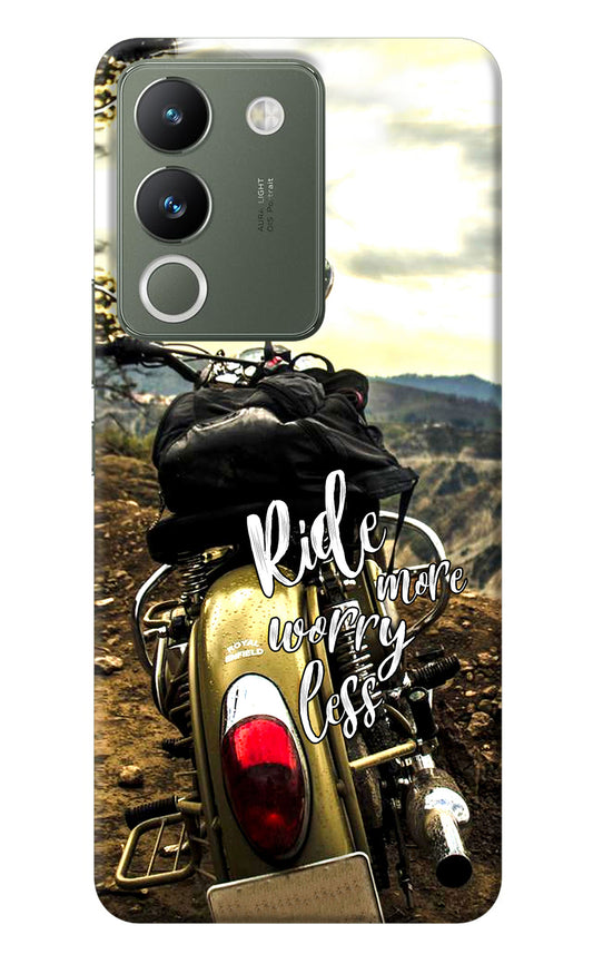 Ride More Worry Less Vivo Y200 5G Back Cover