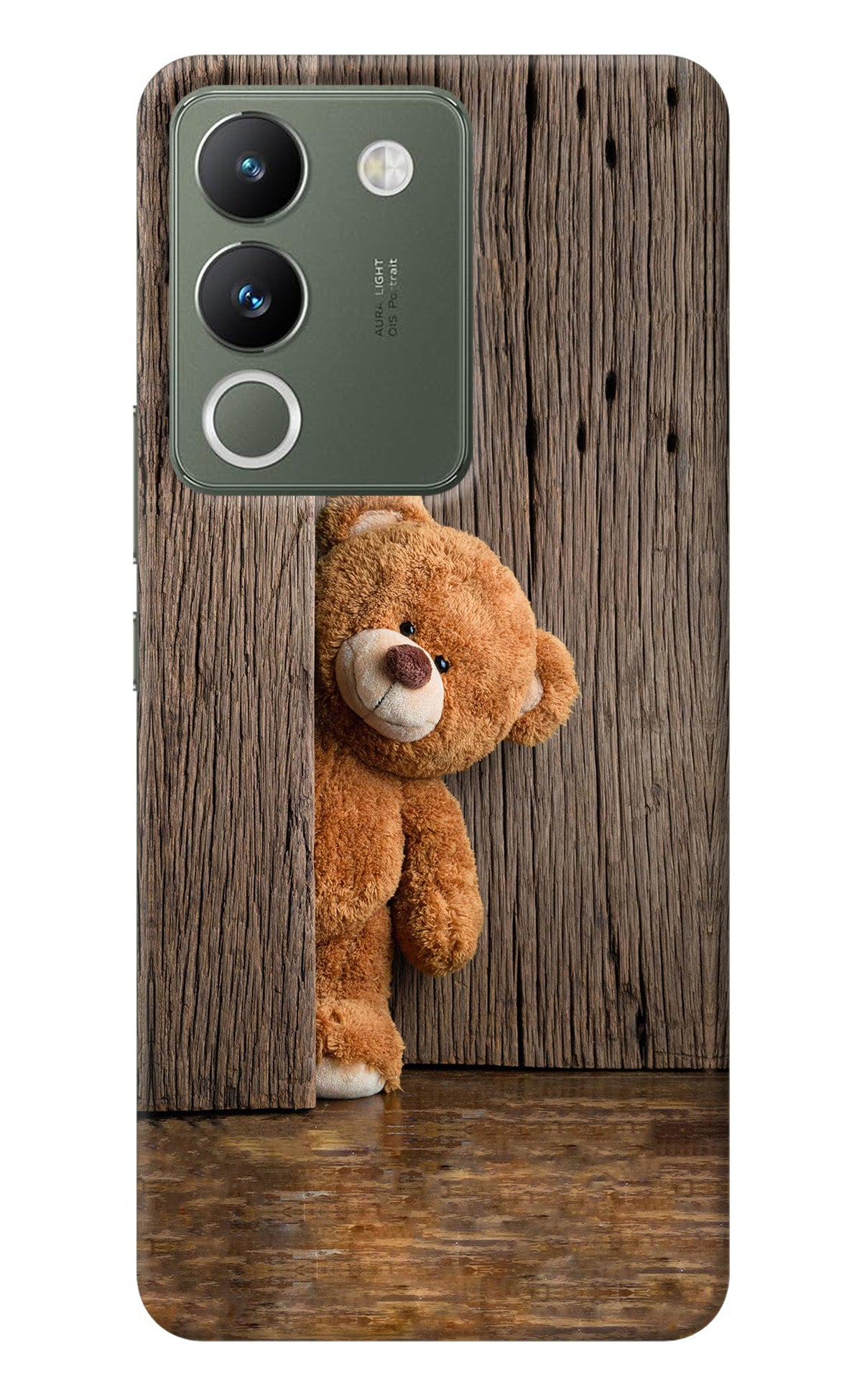 Teddy Wooden Vivo Y200 5G Back Cover