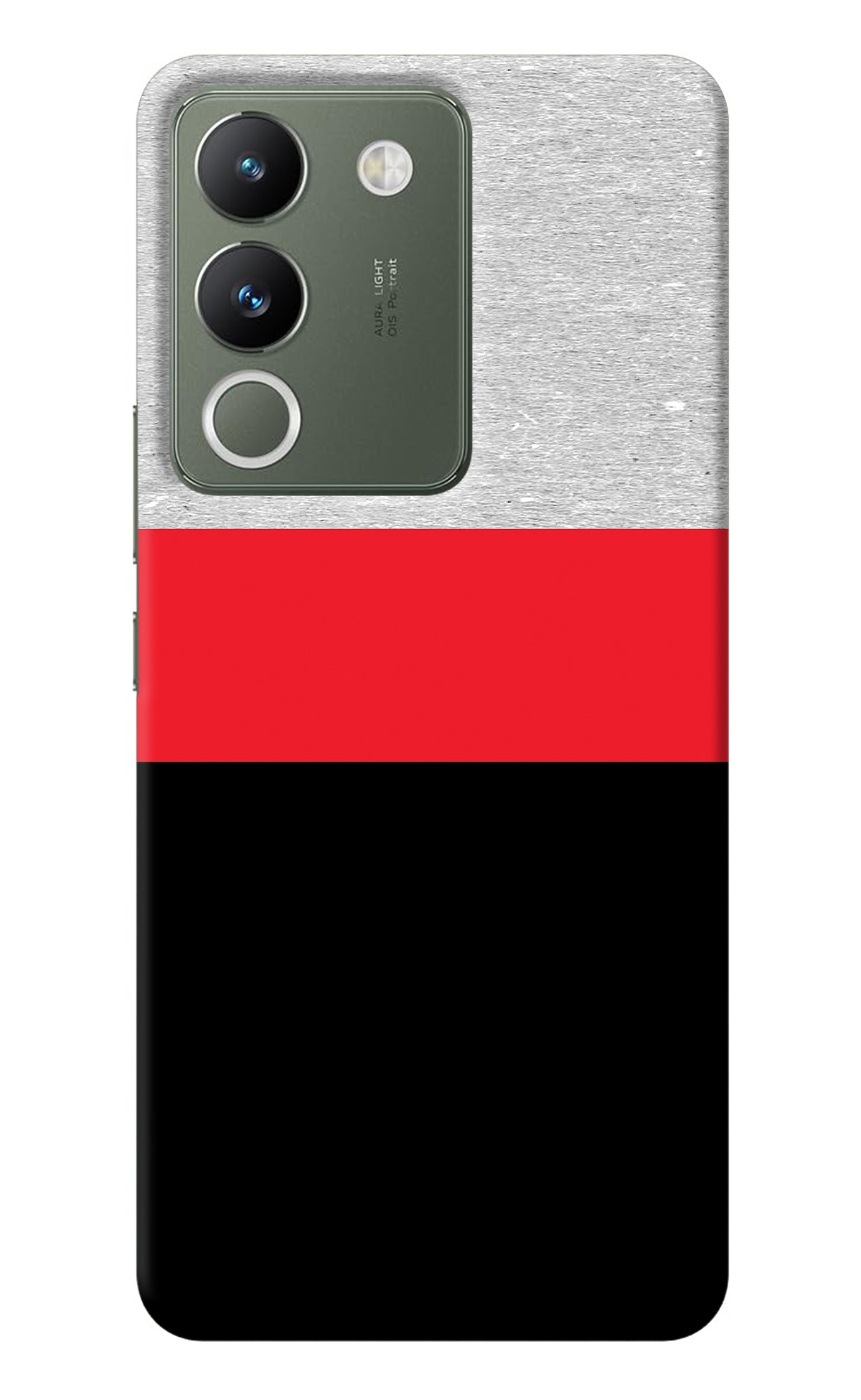 Tri Color Pattern Vivo Y200 5G Back Cover