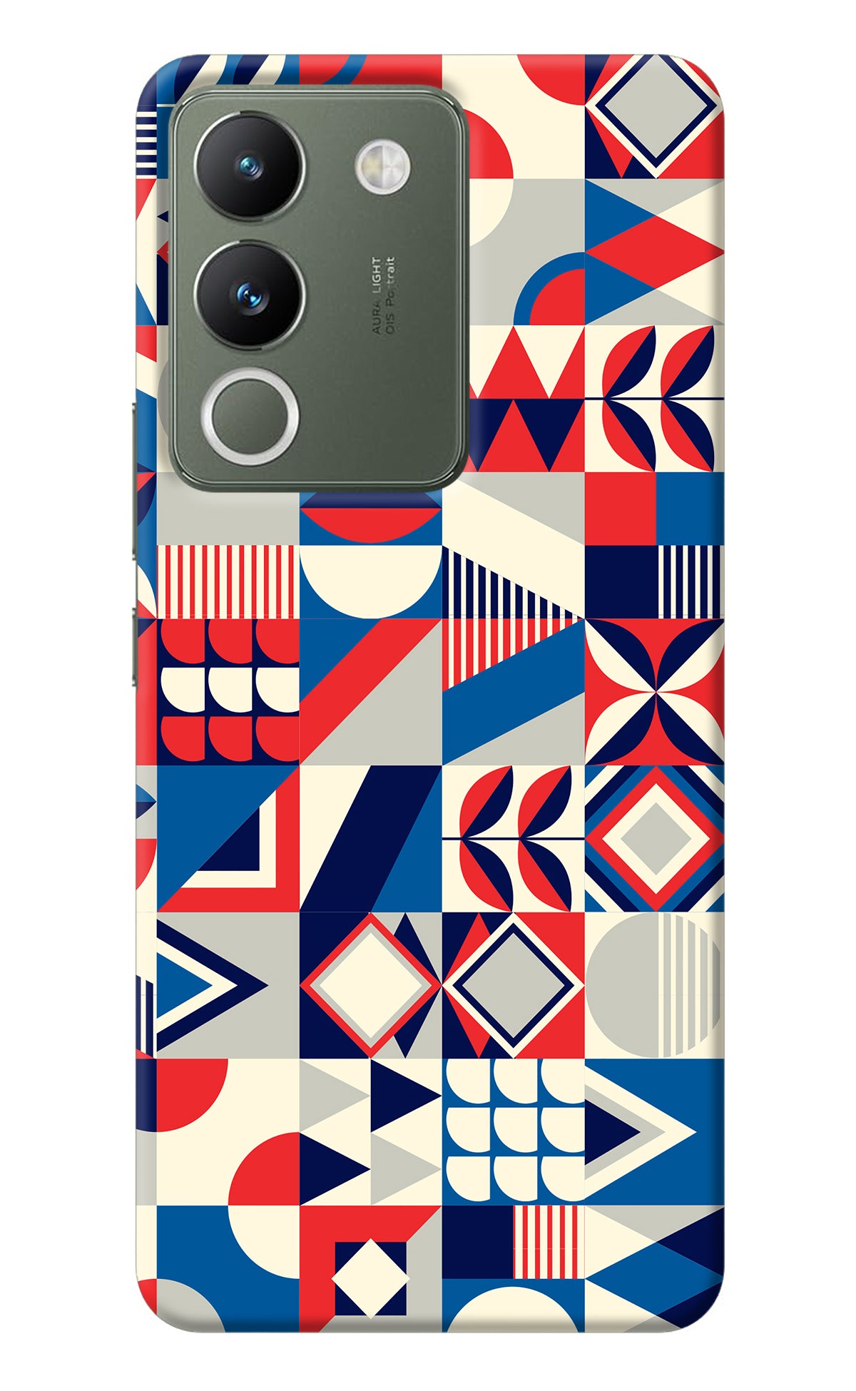 Colorful Pattern Vivo Y200 5G Back Cover