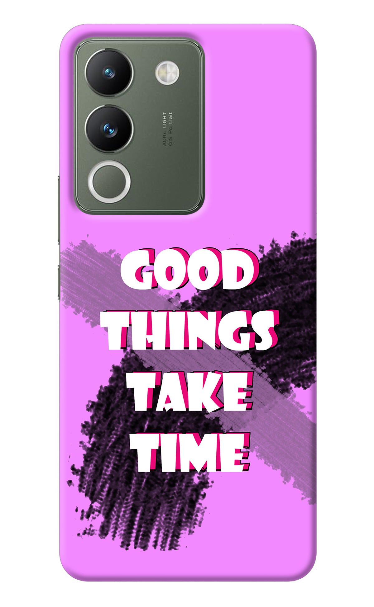 Good Things Take Time Vivo Y200 5G Back Cover