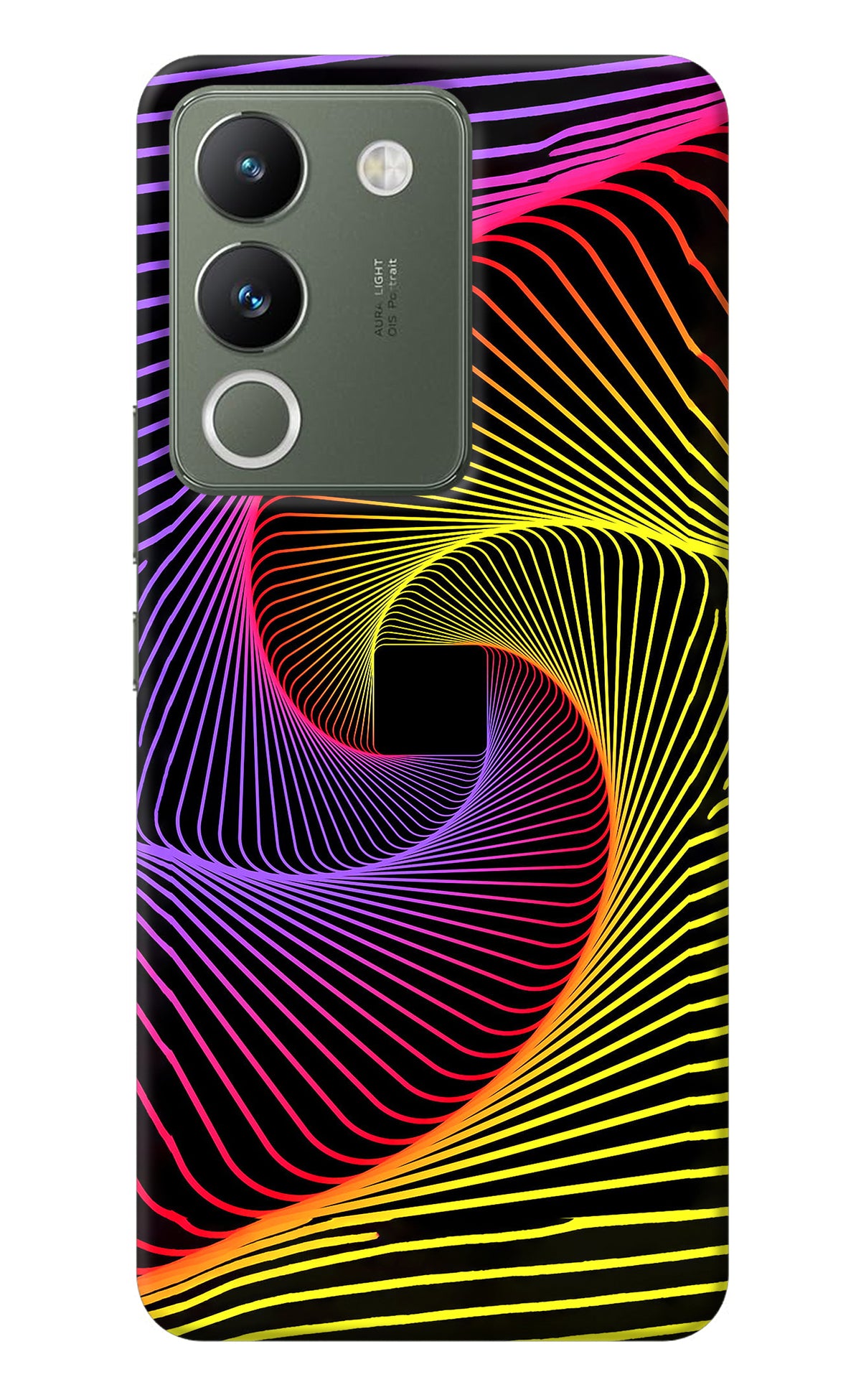 Colorful Strings Vivo Y200 5G Back Cover