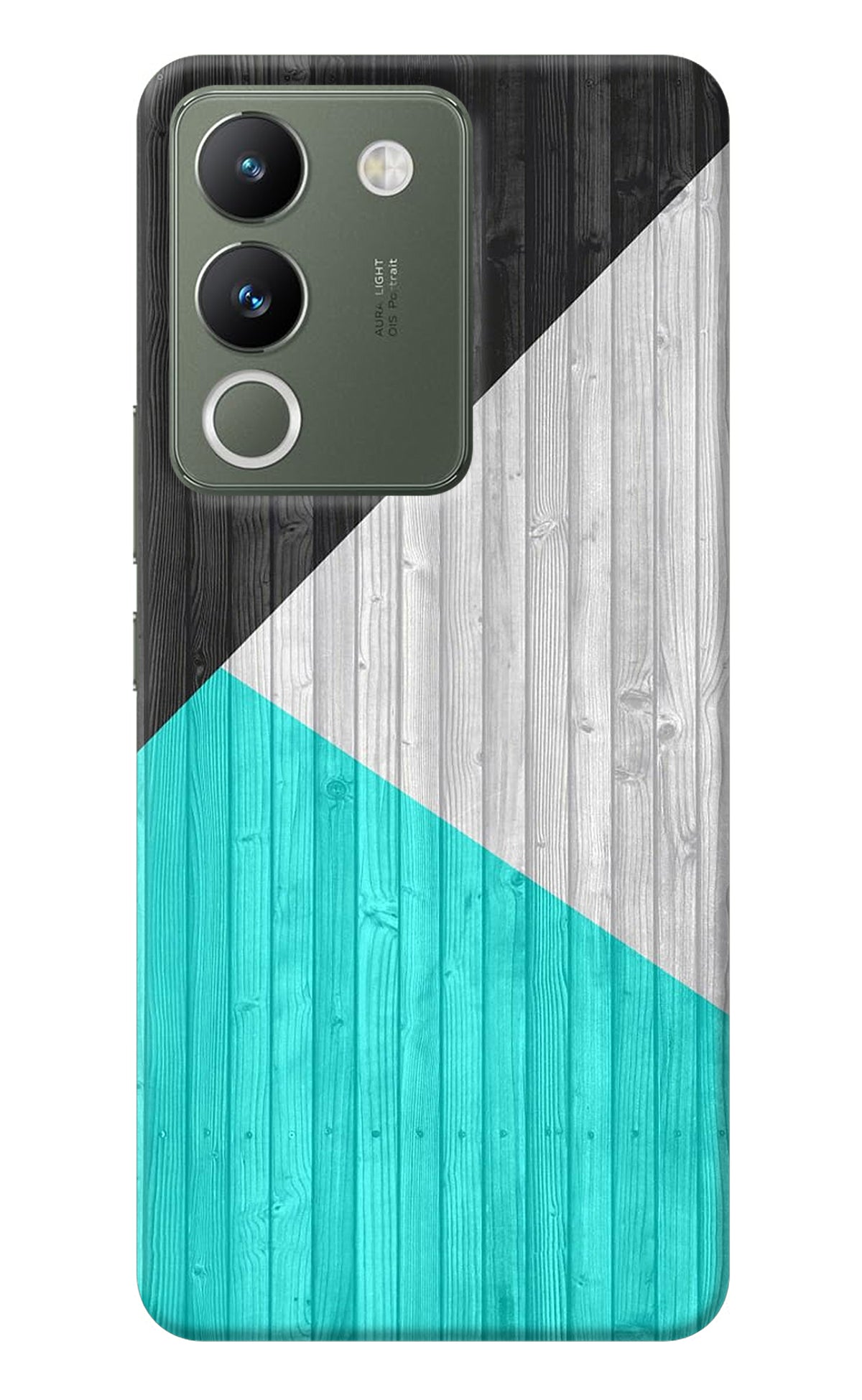 Wooden Abstract Vivo Y200 5G Back Cover