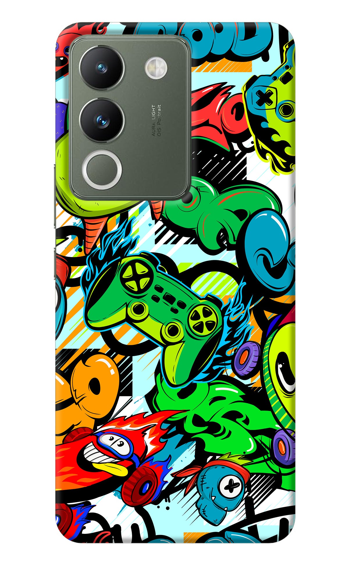 Game Doodle Vivo Y200 5G Back Cover