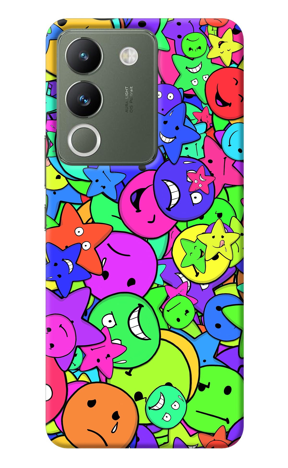 Fun Doodle Vivo Y200 5G Back Cover