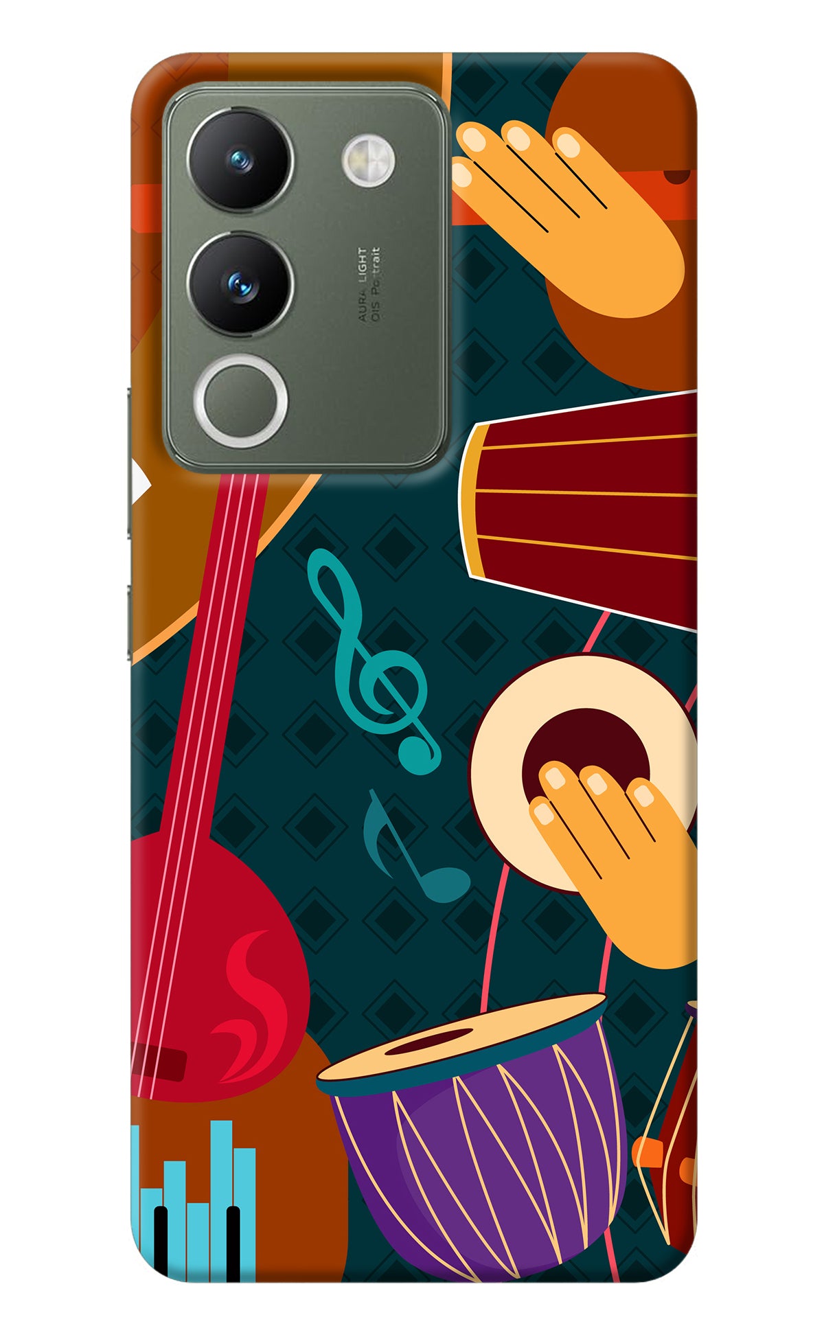 Music Instrument Vivo Y200 5G Back Cover