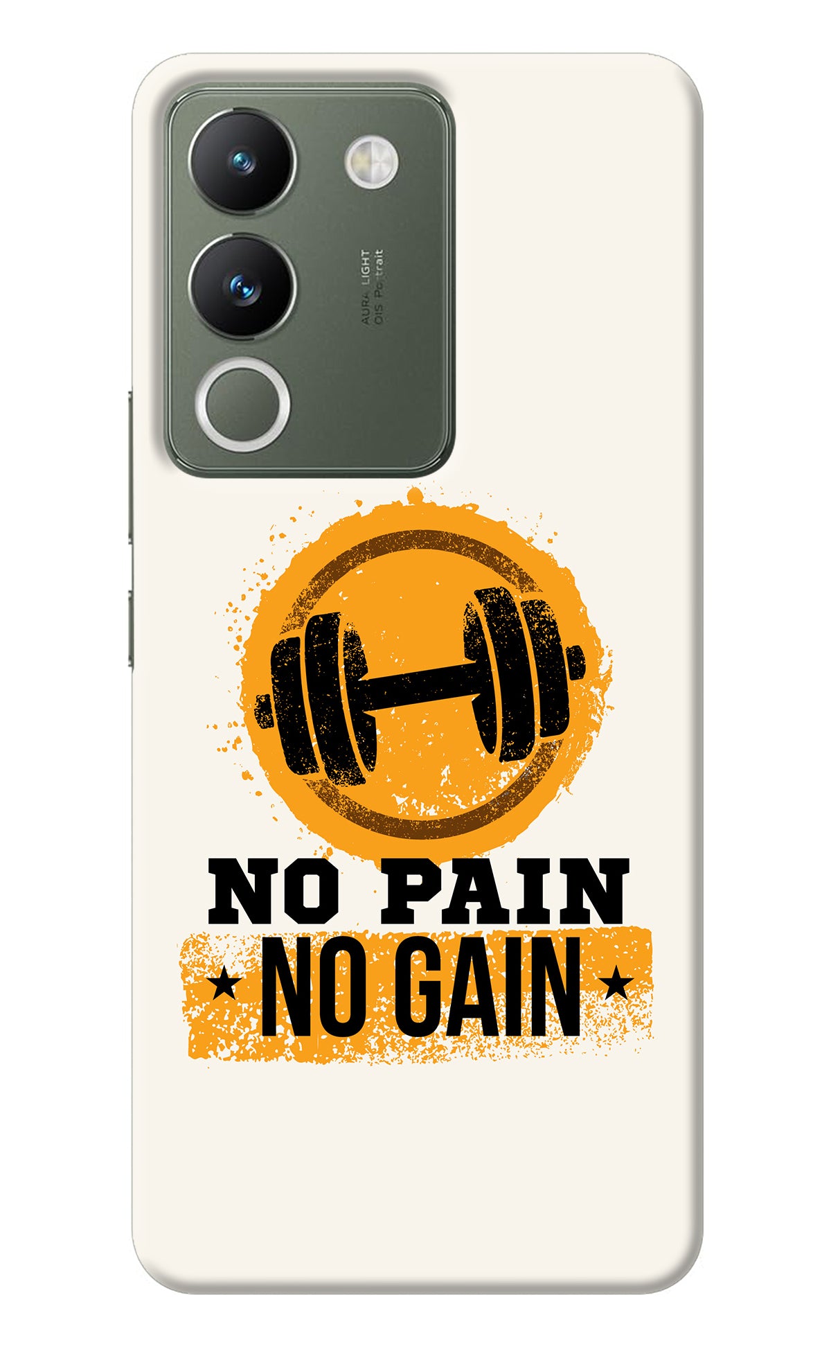 No Pain No Gain Vivo Y200 5G Back Cover