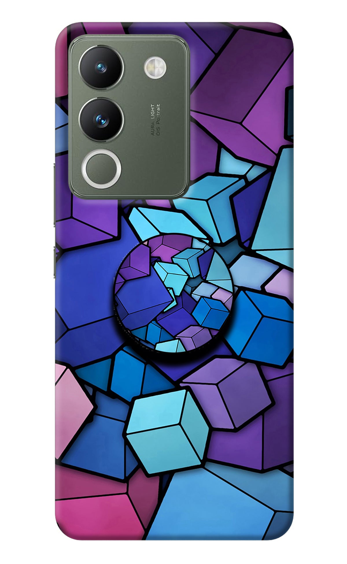 Cubic Abstract Vivo Y200 5G Pop Case