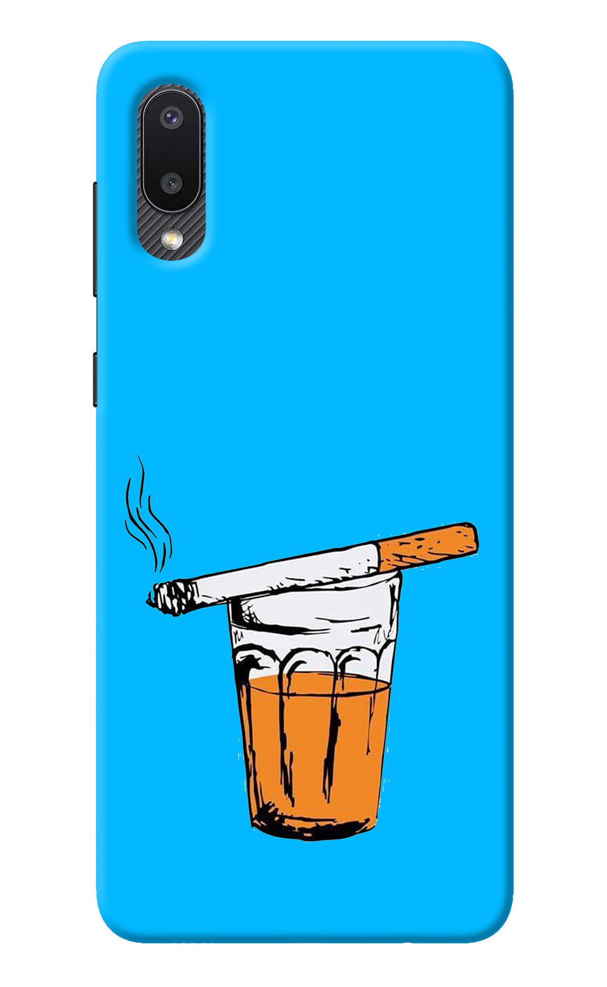 Chai Sutta Samsung M02 Back Cover