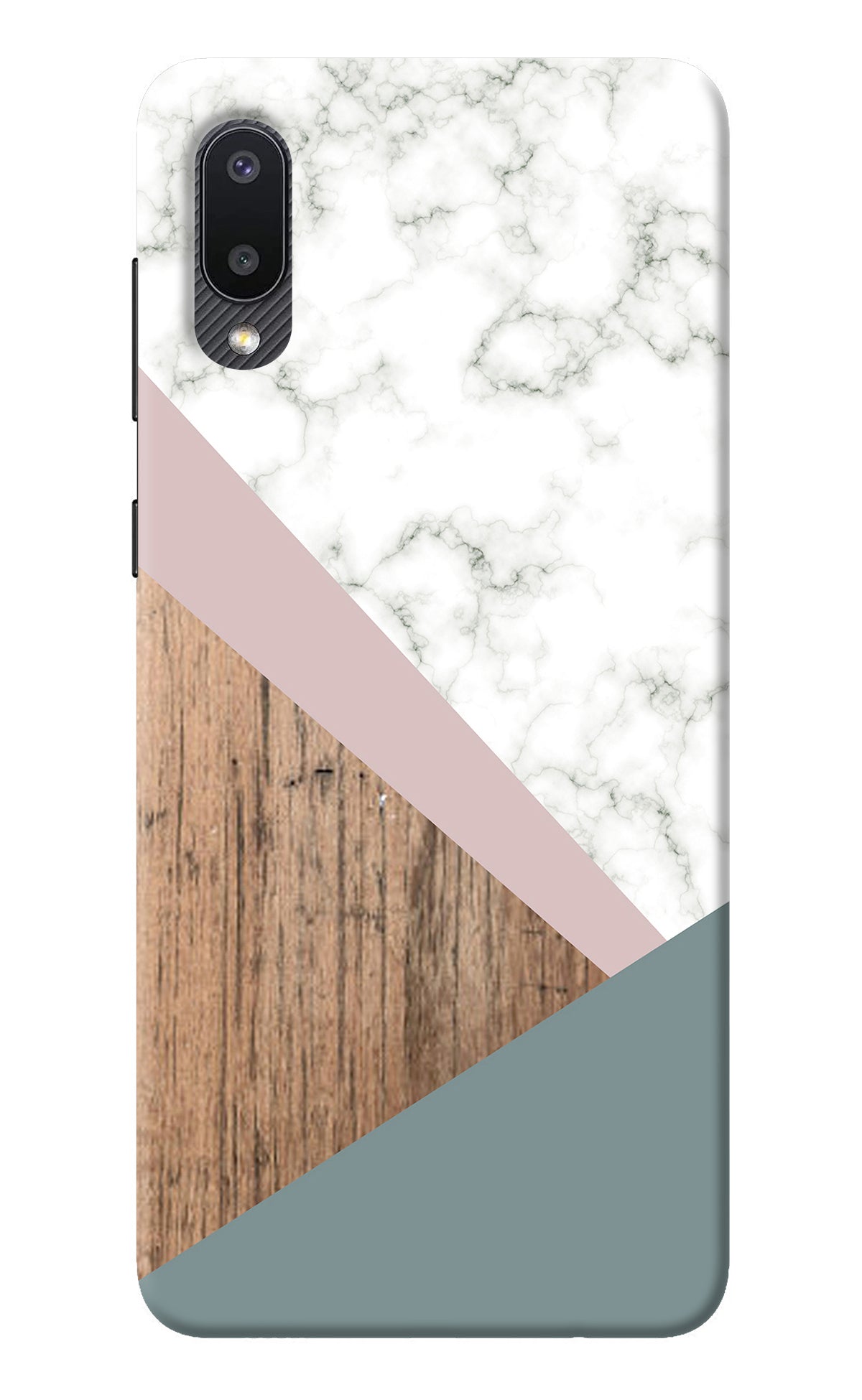 Marble wood Abstract Samsung M02 Back Cover