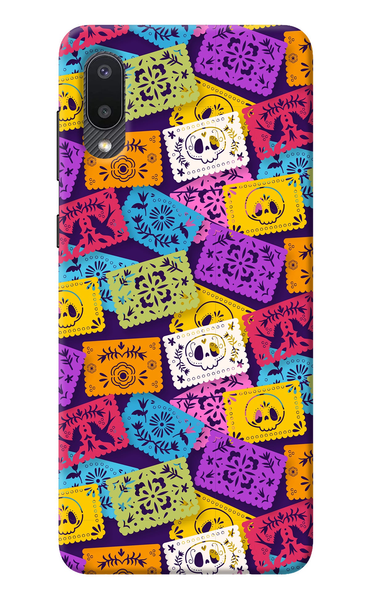 Mexican Pattern Samsung M02 Back Cover