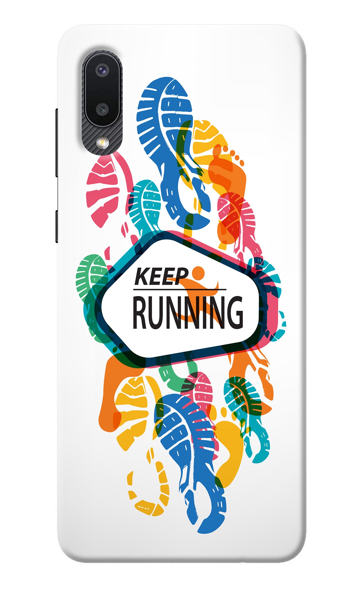 Keep Running Samsung M02 Back Cover