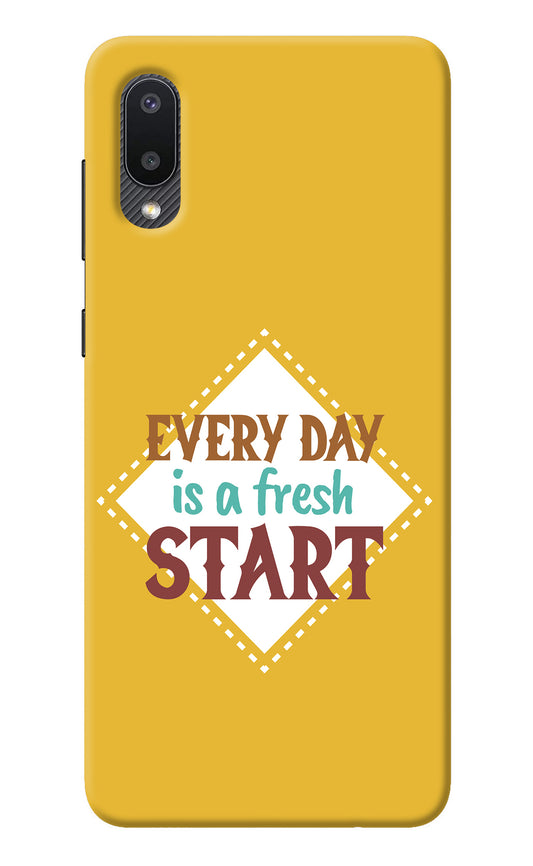 Every day is a Fresh Start Samsung M02 Back Cover