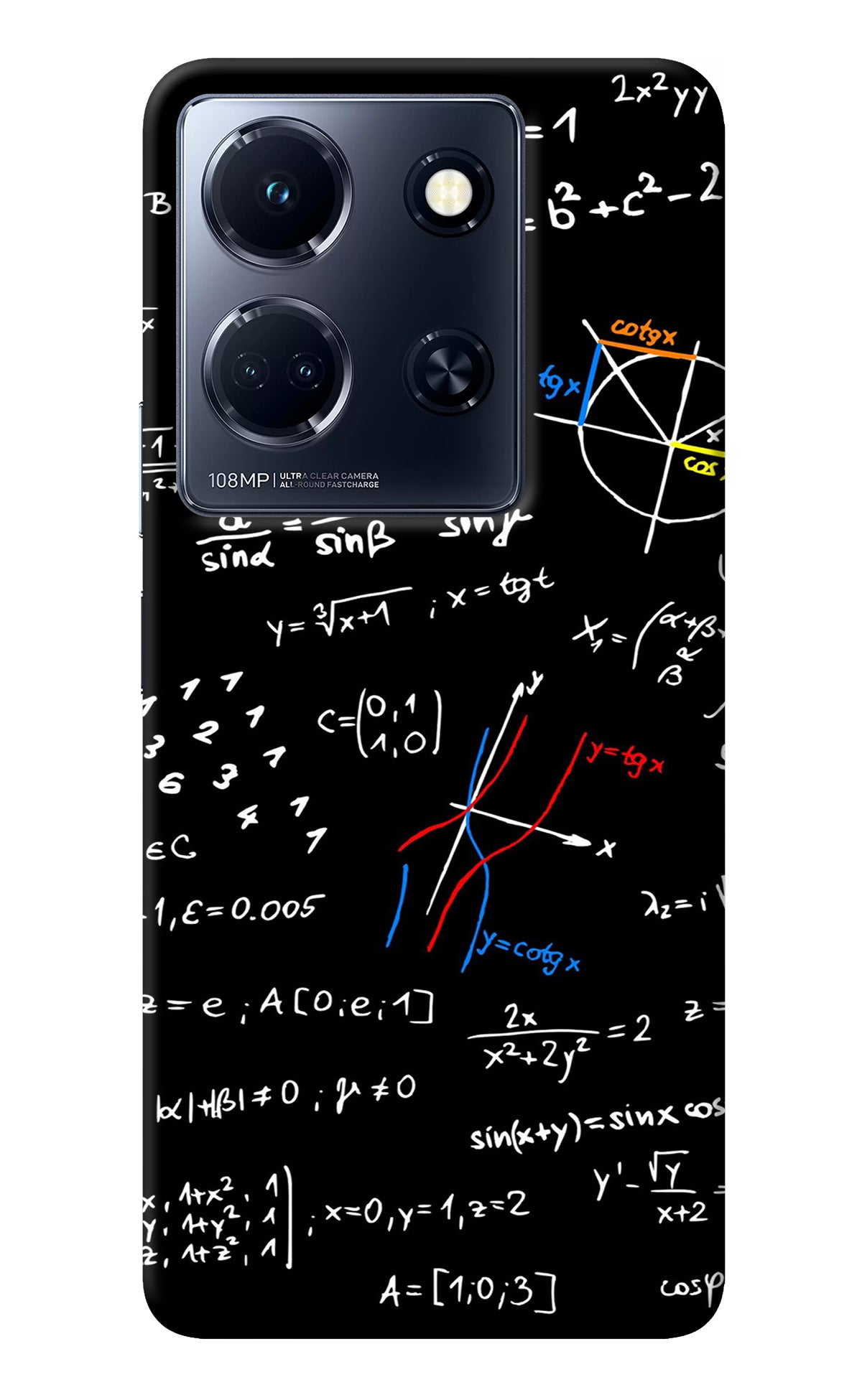 Mathematics Formula Infinix Note 30 5g Back Cover