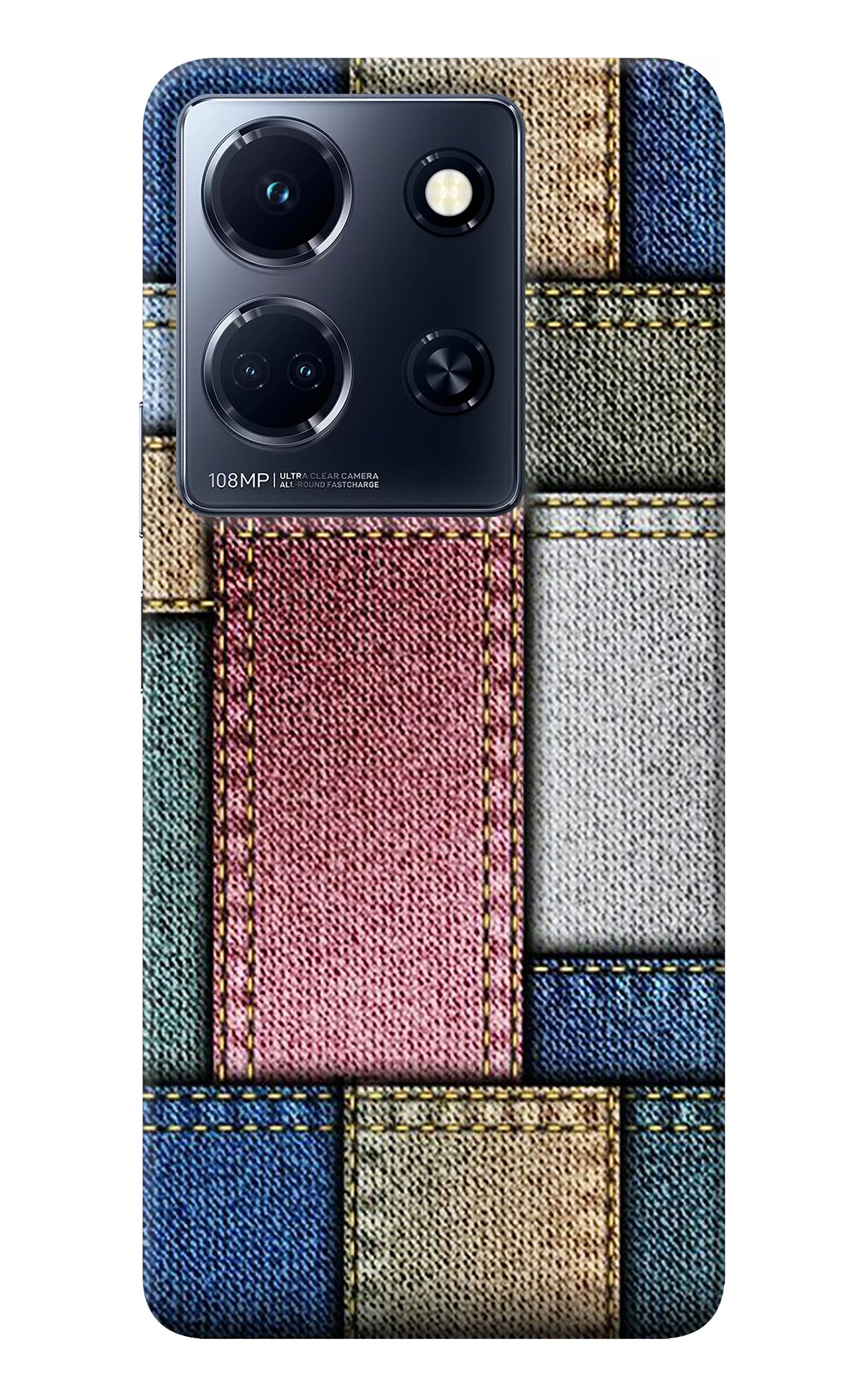 Multicolor Jeans Infinix Note 30 5g Back Cover