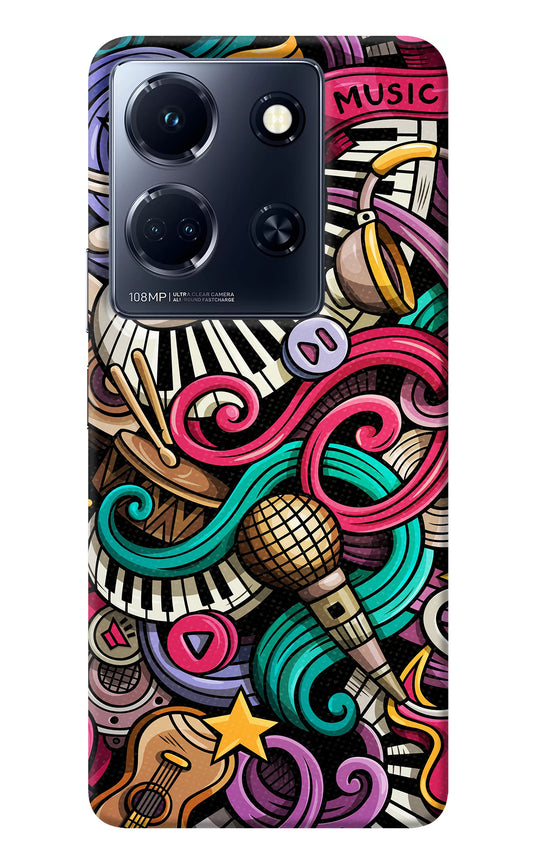 Music Abstract Infinix Note 30 5g Back Cover