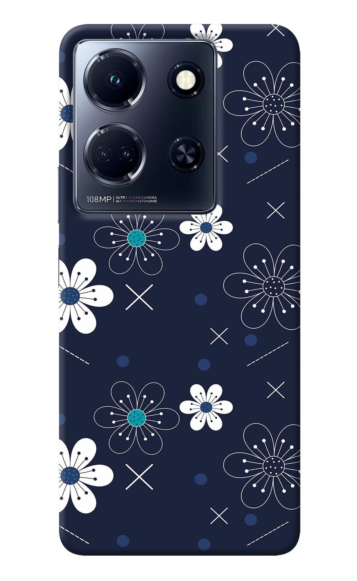 Flowers Infinix Note 30 5g Back Cover