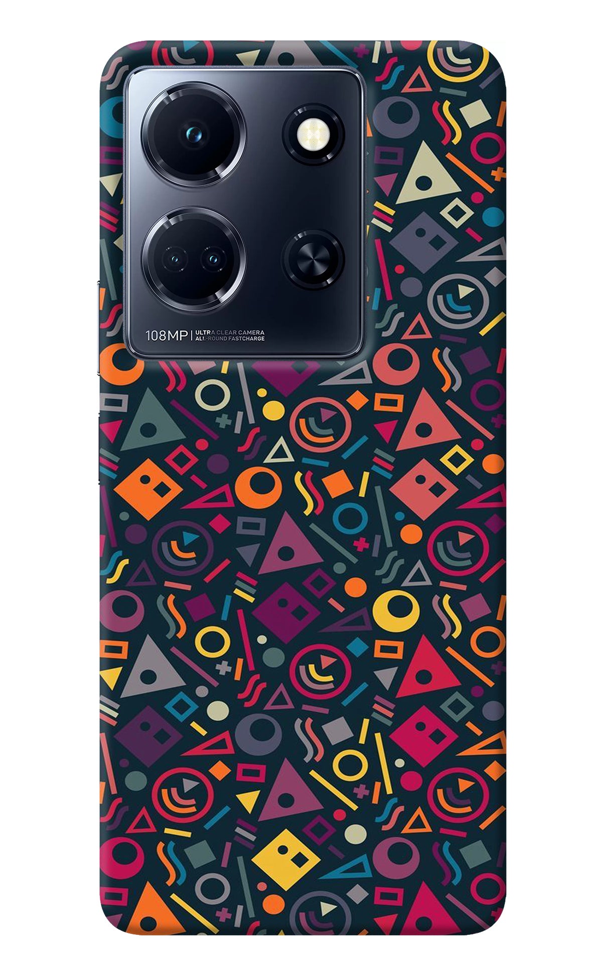 Geometric Abstract Infinix Note 30 5g Back Cover