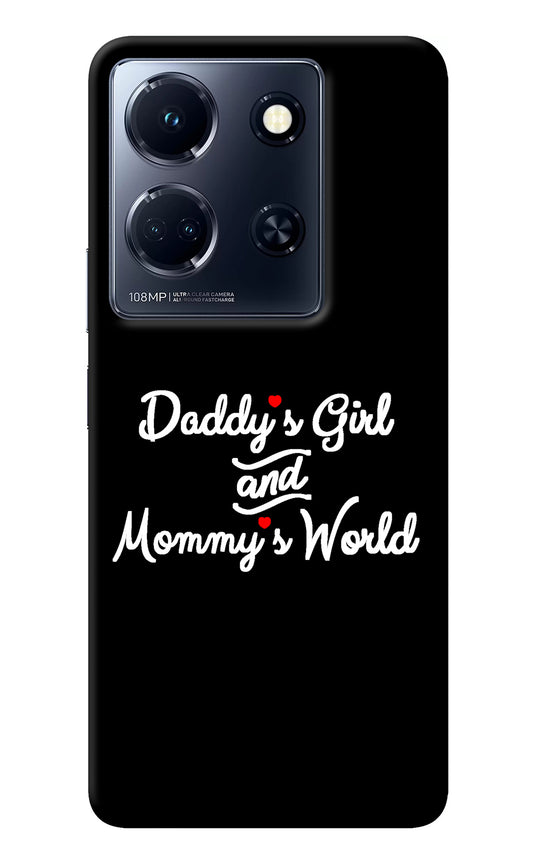 Daddy's Girl and Mommy's World Infinix Note 30 5g Back Cover