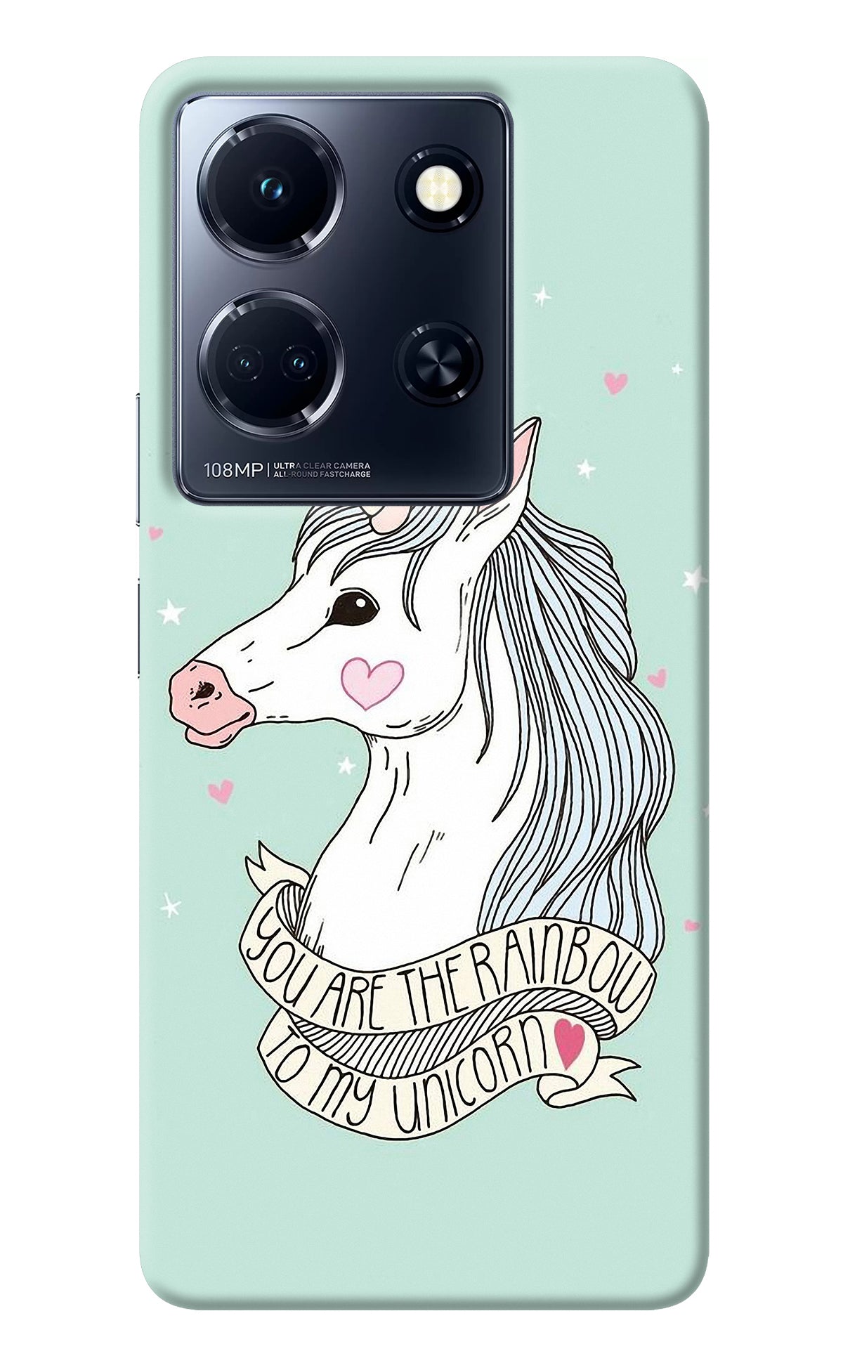 Unicorn Wallpaper Infinix Note 30 5g Back Cover