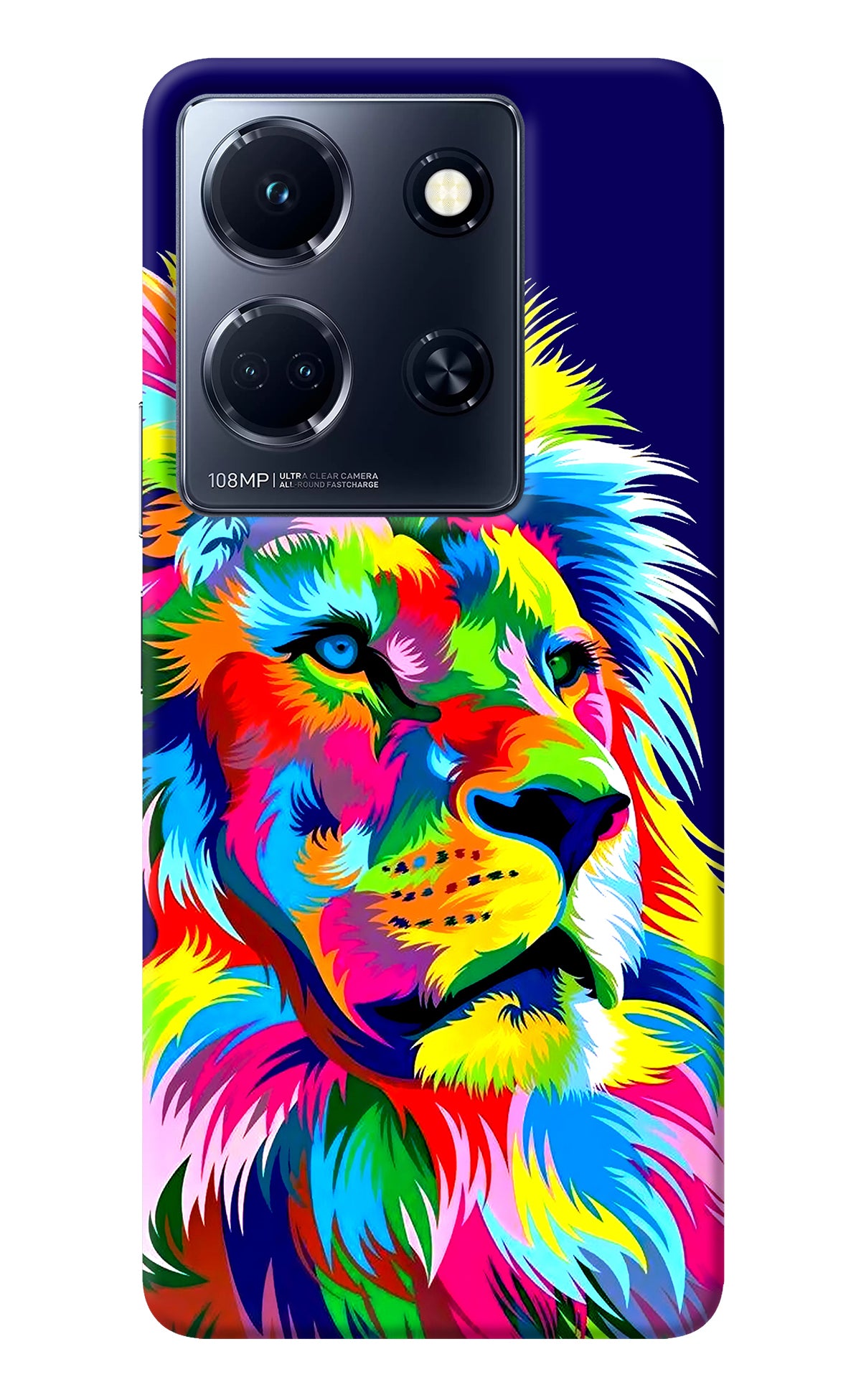 Vector Art Lion Infinix Note 30 5g Back Cover