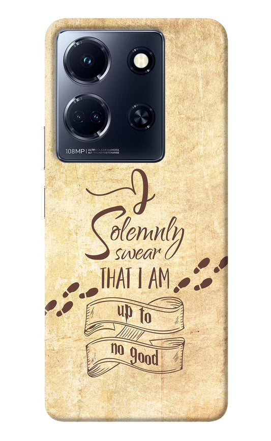 I Solemnly swear that i up to no good Infinix Note 30 5g Back Cover