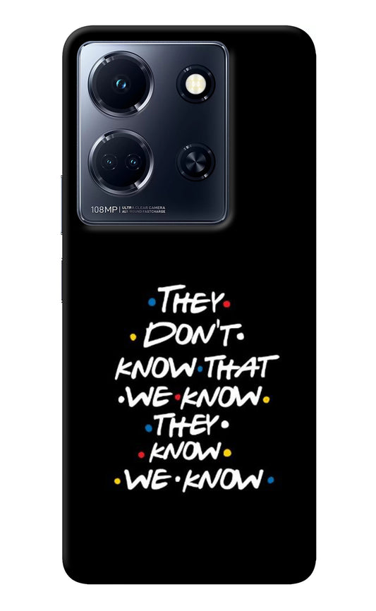 FRIENDS Dialogue Infinix Note 30 5g Back Cover