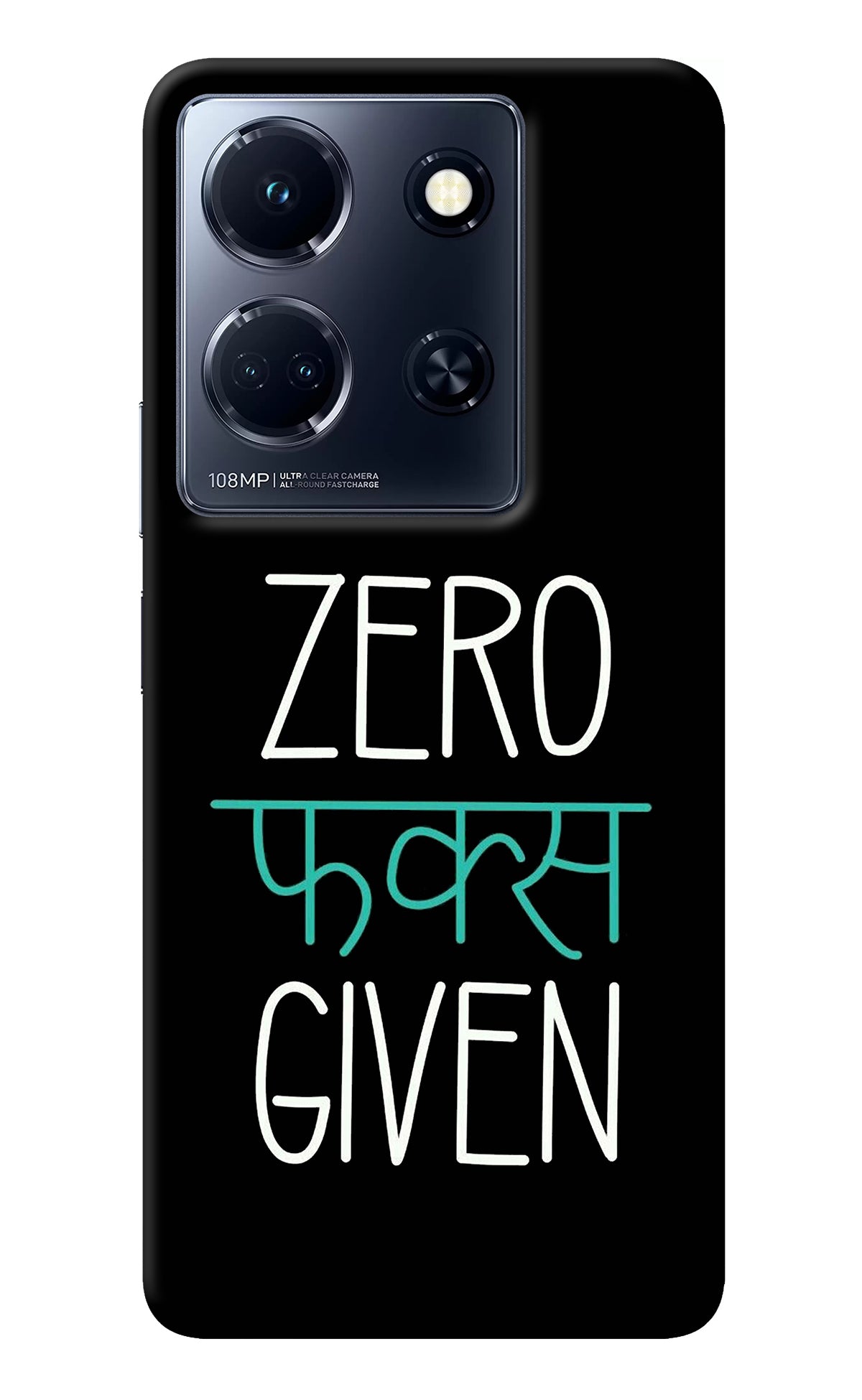 Zero Fucks Given Infinix Note 30 5g Back Cover