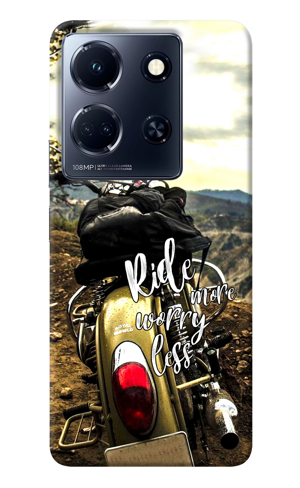 Ride More Worry Less Infinix Note 30 5g Back Cover