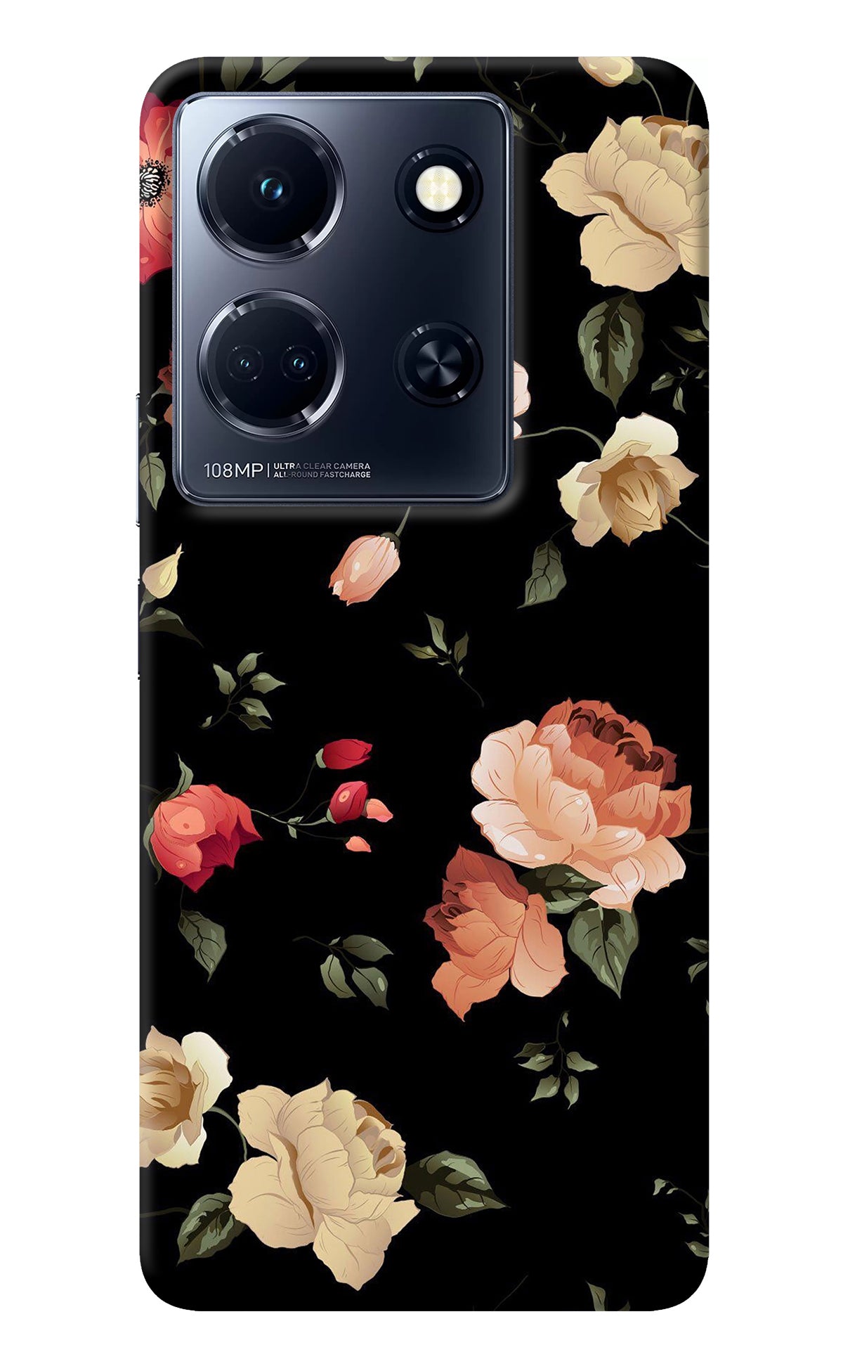 Flowers Infinix Note 30 5g Back Cover