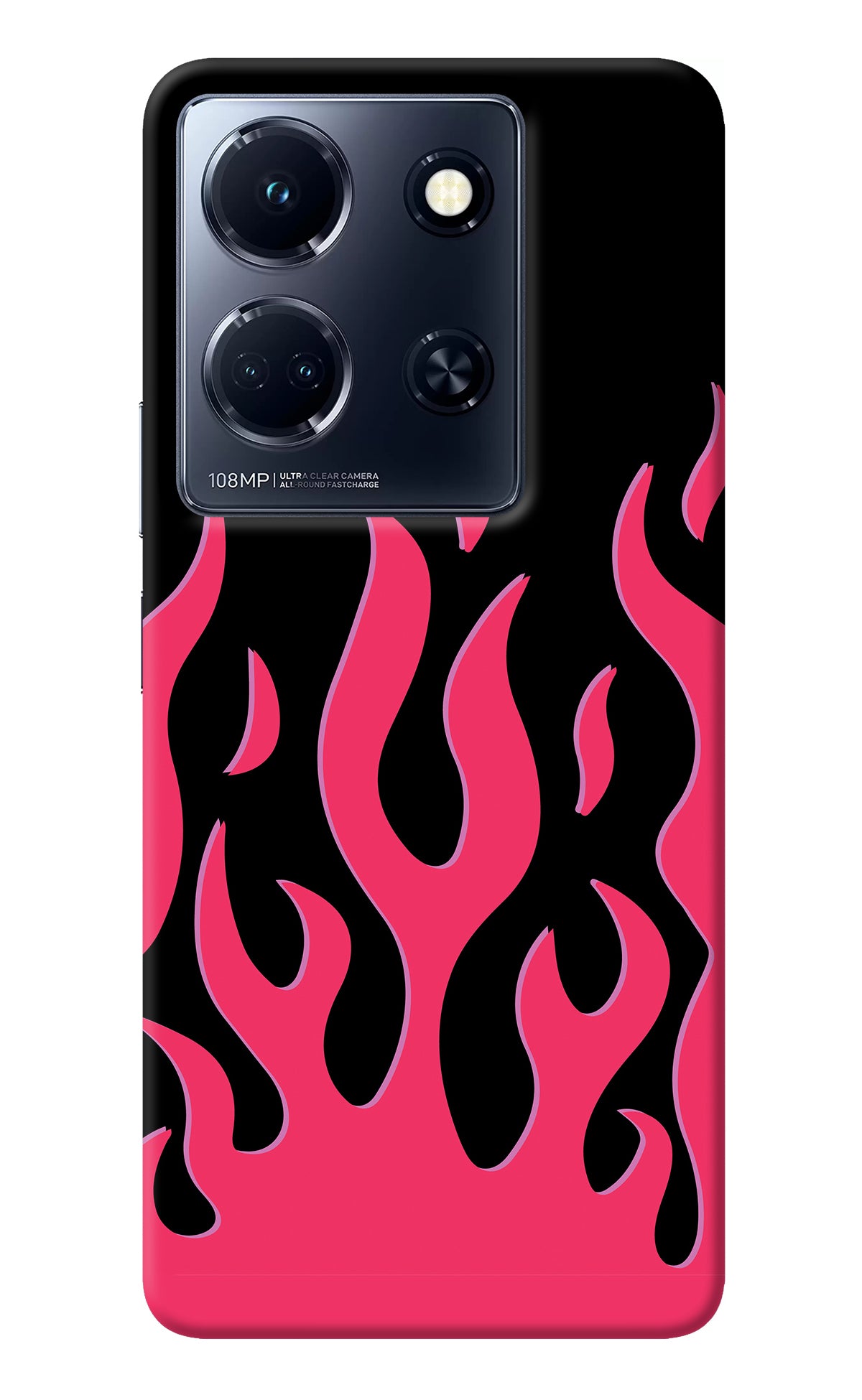 Fire Flames Infinix Note 30 5g Back Cover