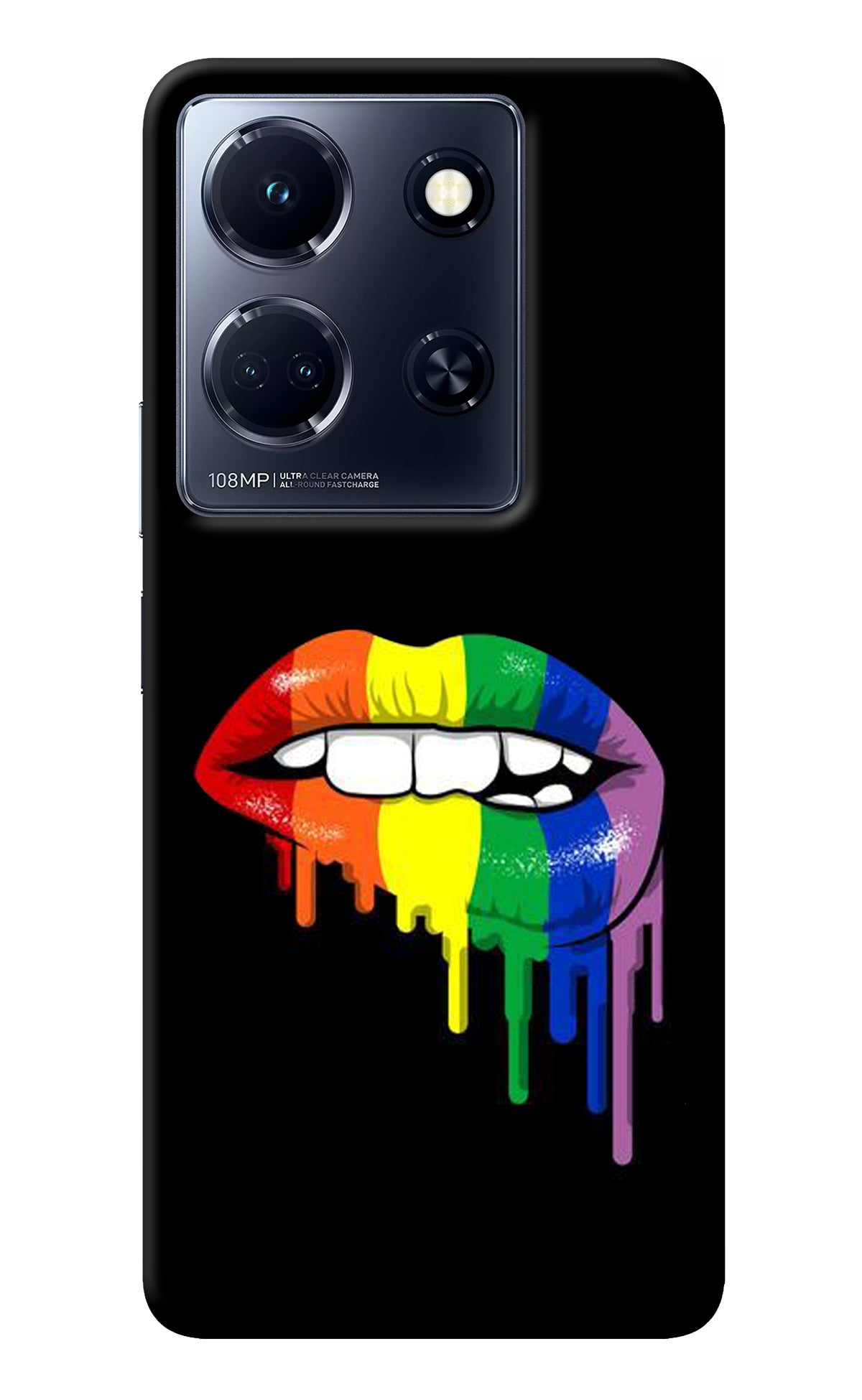 Lips Biting Infinix Note 30 5g Back Cover