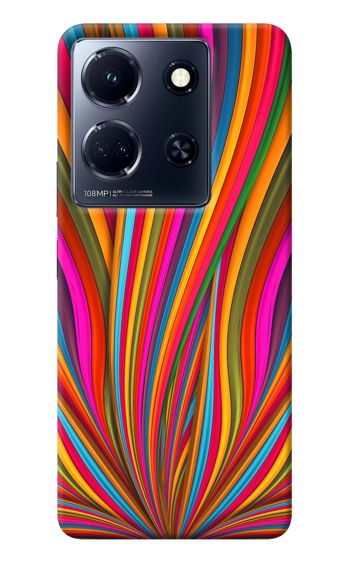 Trippy Wavy Infinix Note 30 5g Back Cover