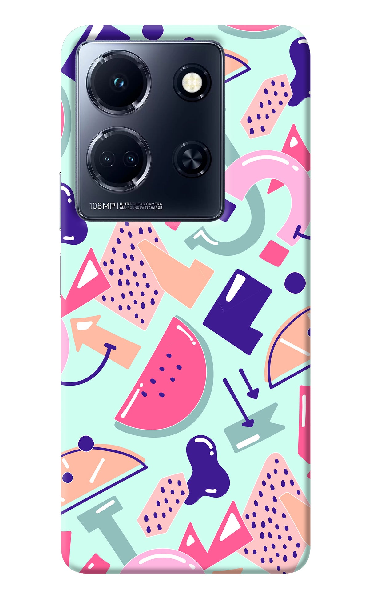 Doodle Pattern Infinix Note 30 5g Back Cover