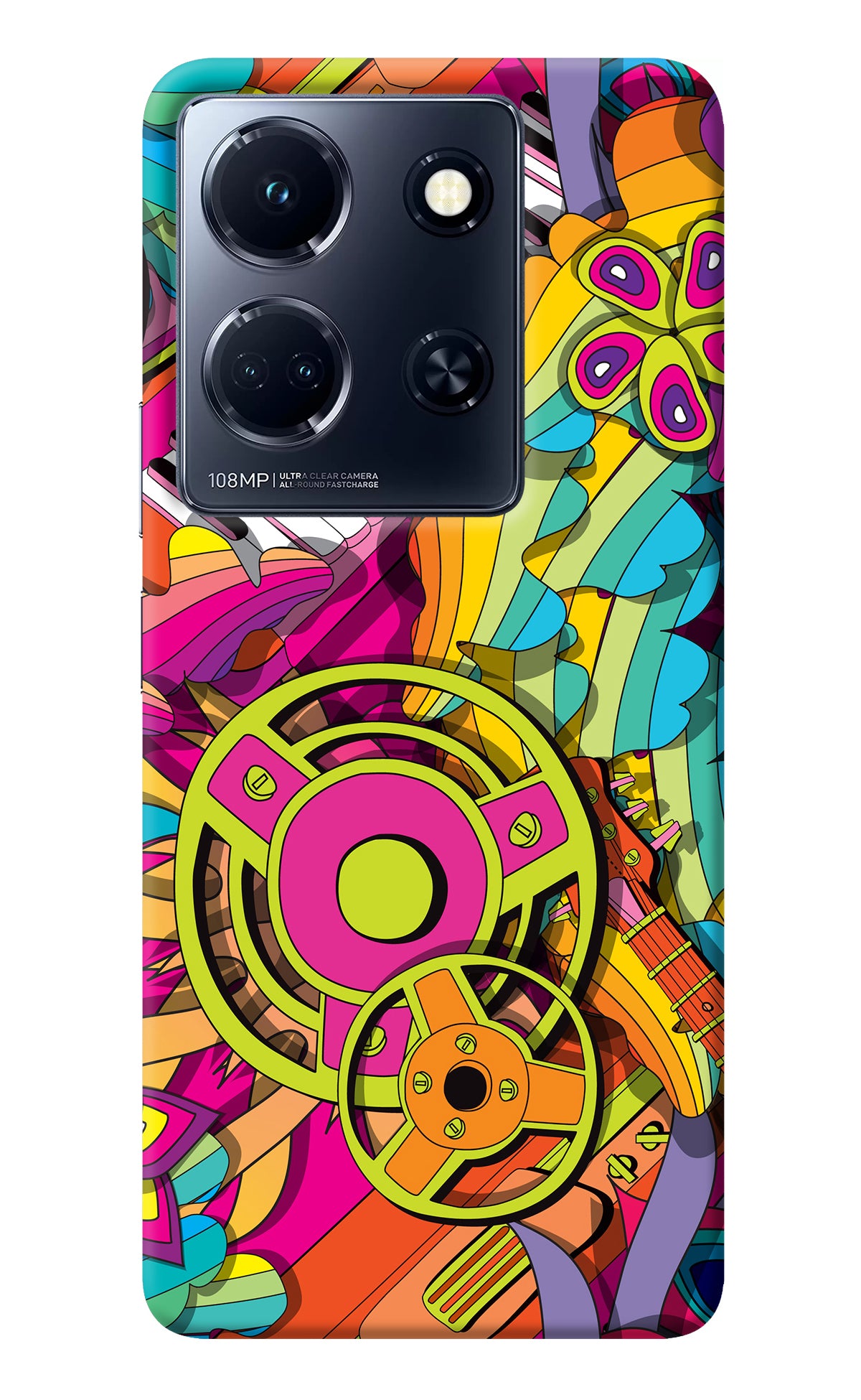 Music Doodle Infinix Note 30 5g Back Cover