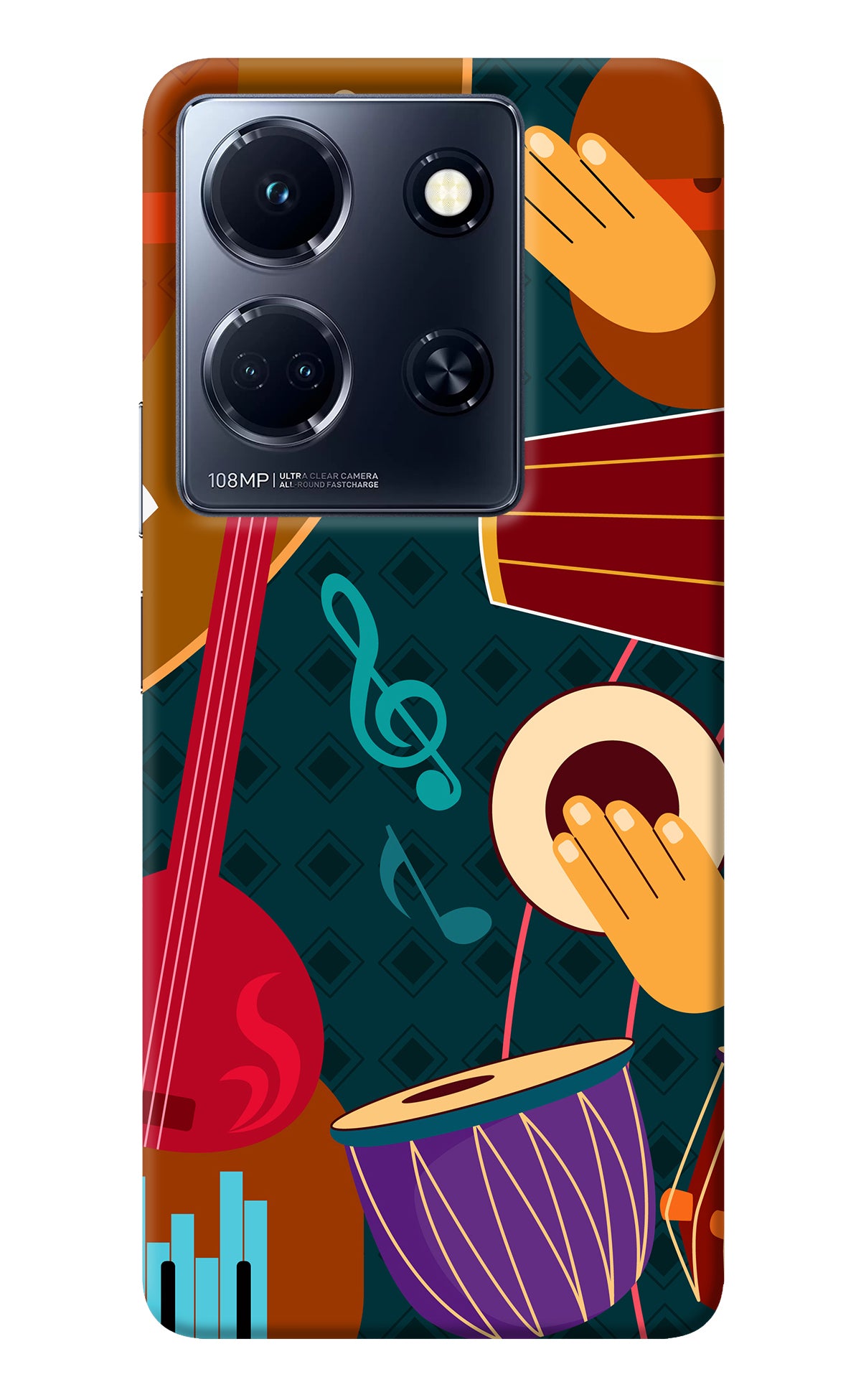 Music Instrument Infinix Note 30 5g Back Cover