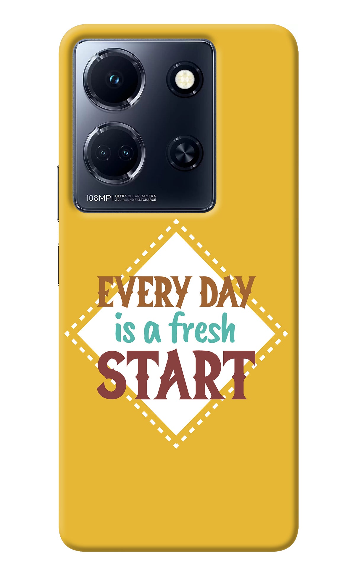 Every day is a Fresh Start Infinix Note 30 5g Back Cover