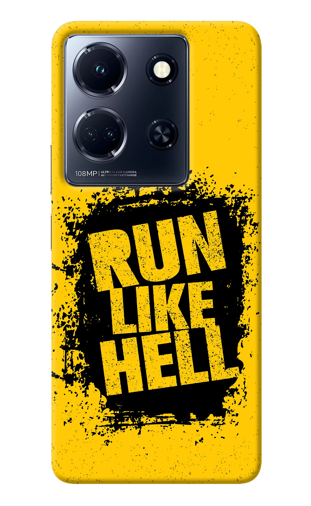 Run Like Hell Infinix Note 30 5g Back Cover