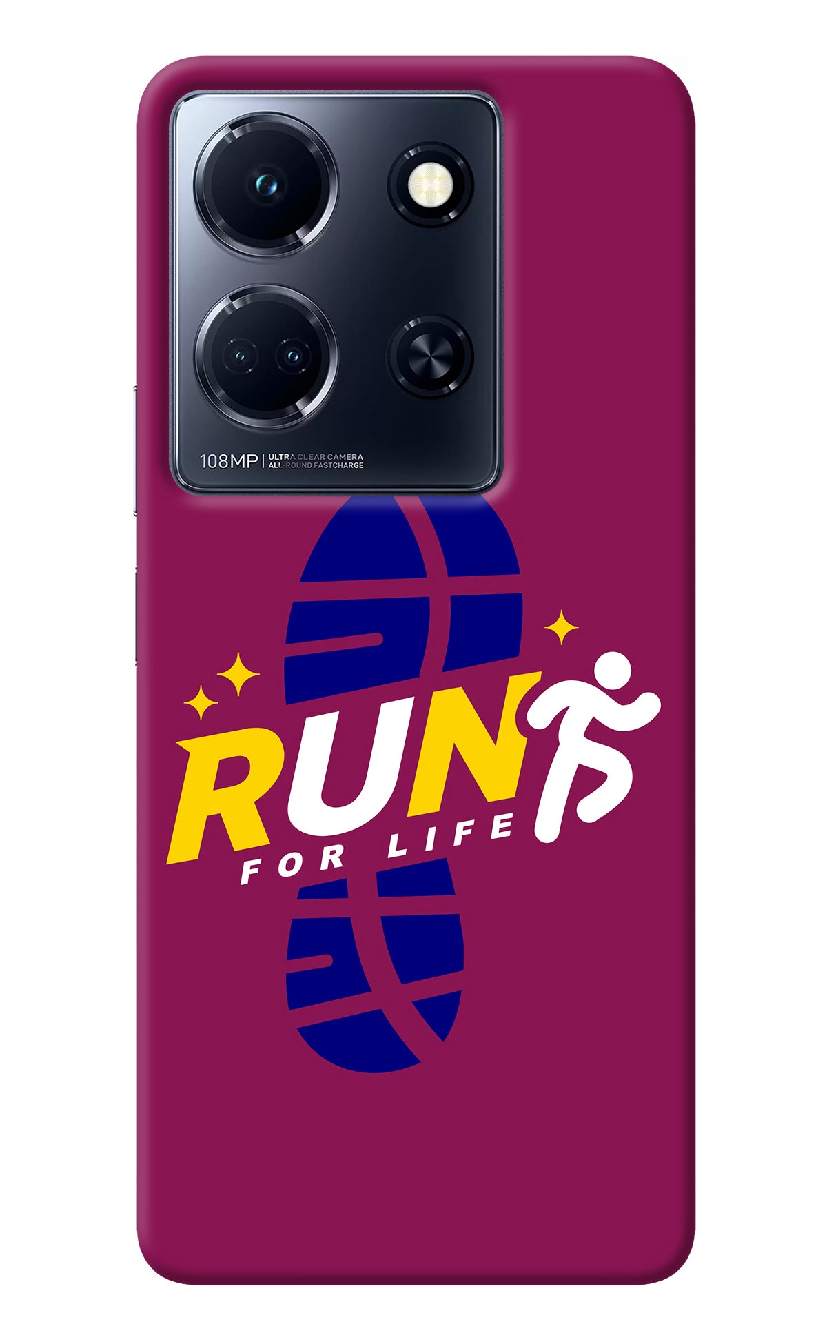 Run for Life Infinix Note 30 5g Back Cover