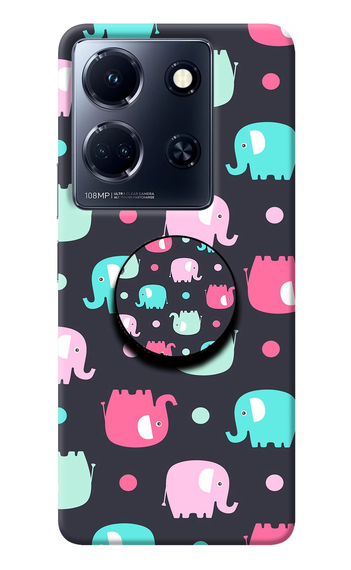 Baby Elephants Infinix Note 30 5g Pop Case