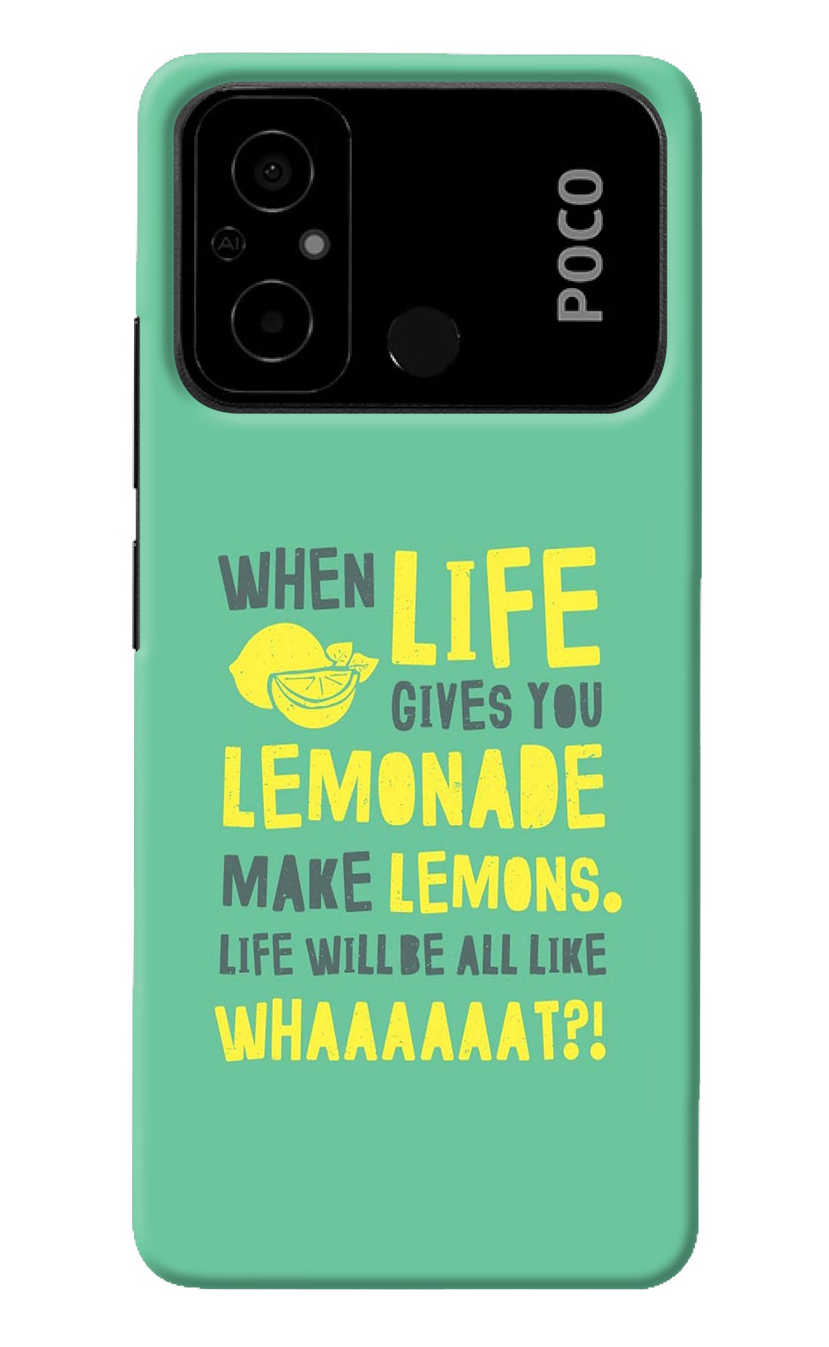 Quote Poco C55 Back Cover