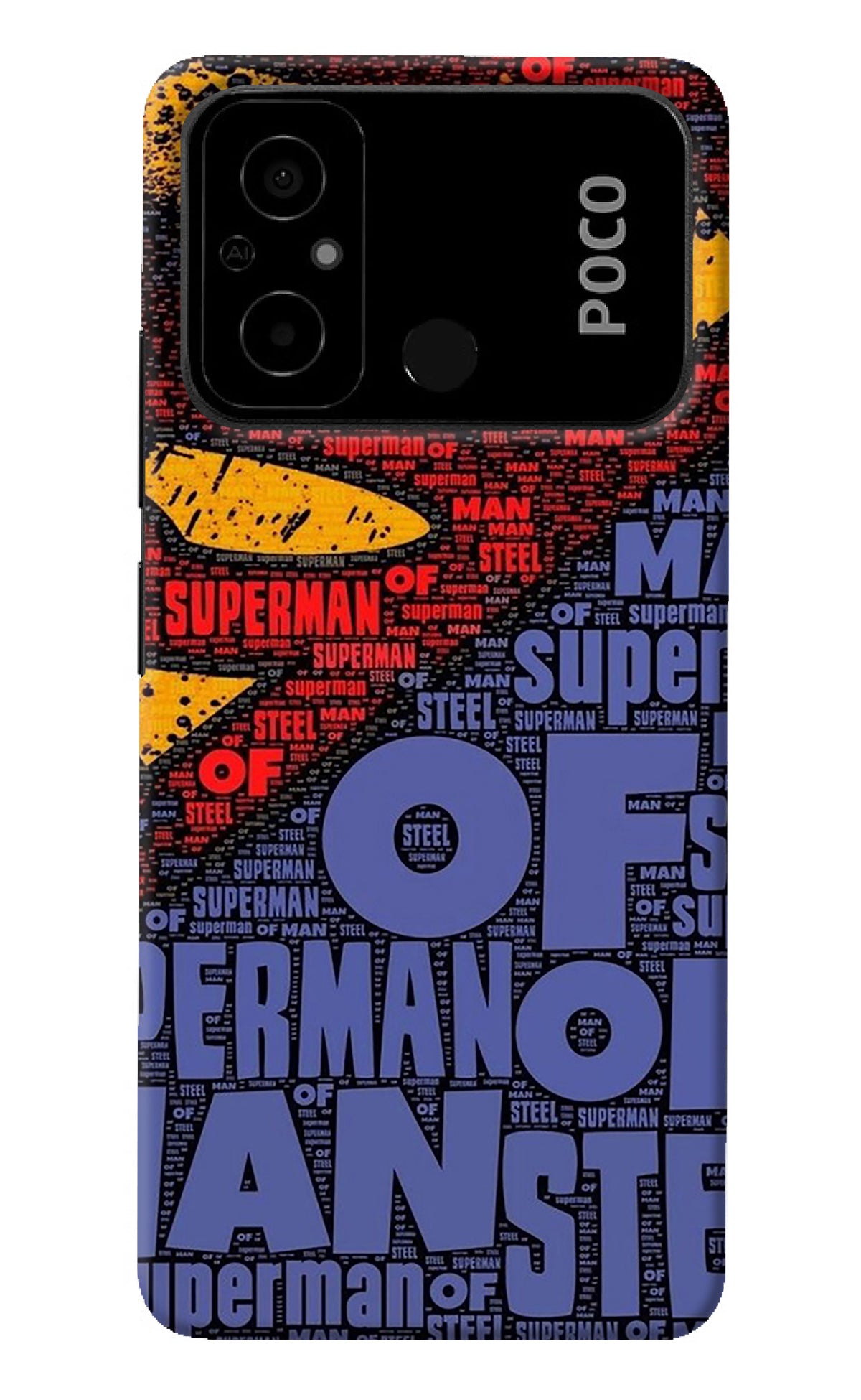 Superman Poco C55 Back Cover