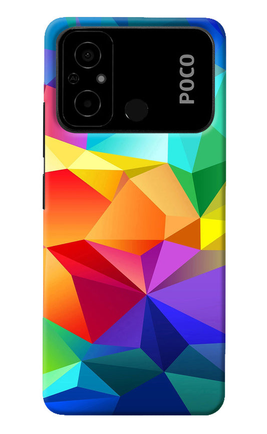 Abstract Pattern Poco C55 Back Cover