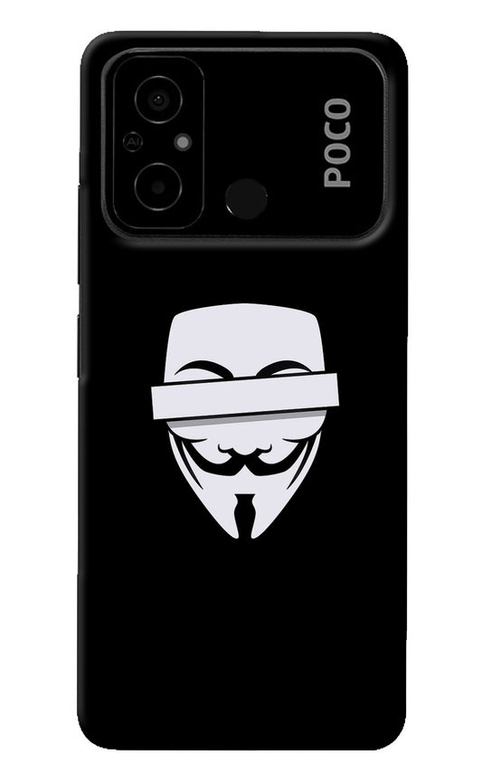 Anonymous Face Poco C55 Back Cover
