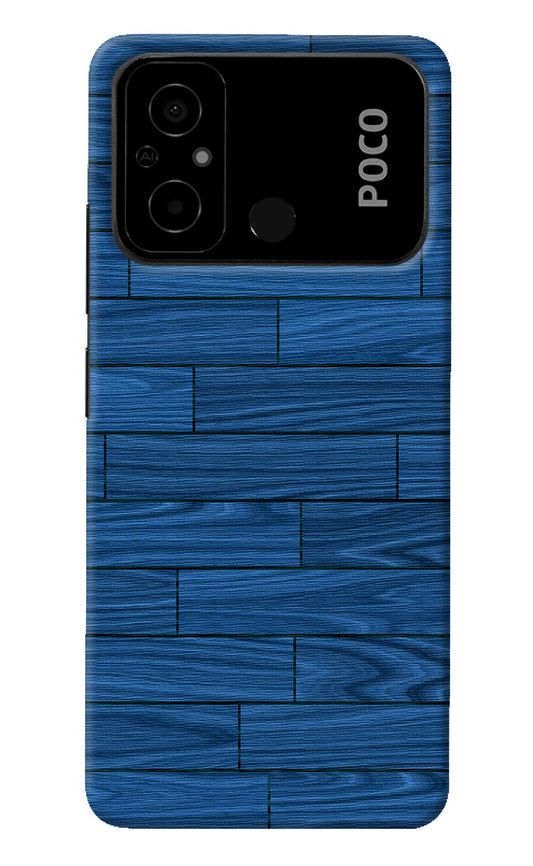 Wooden Texture Poco C55 Back Cover