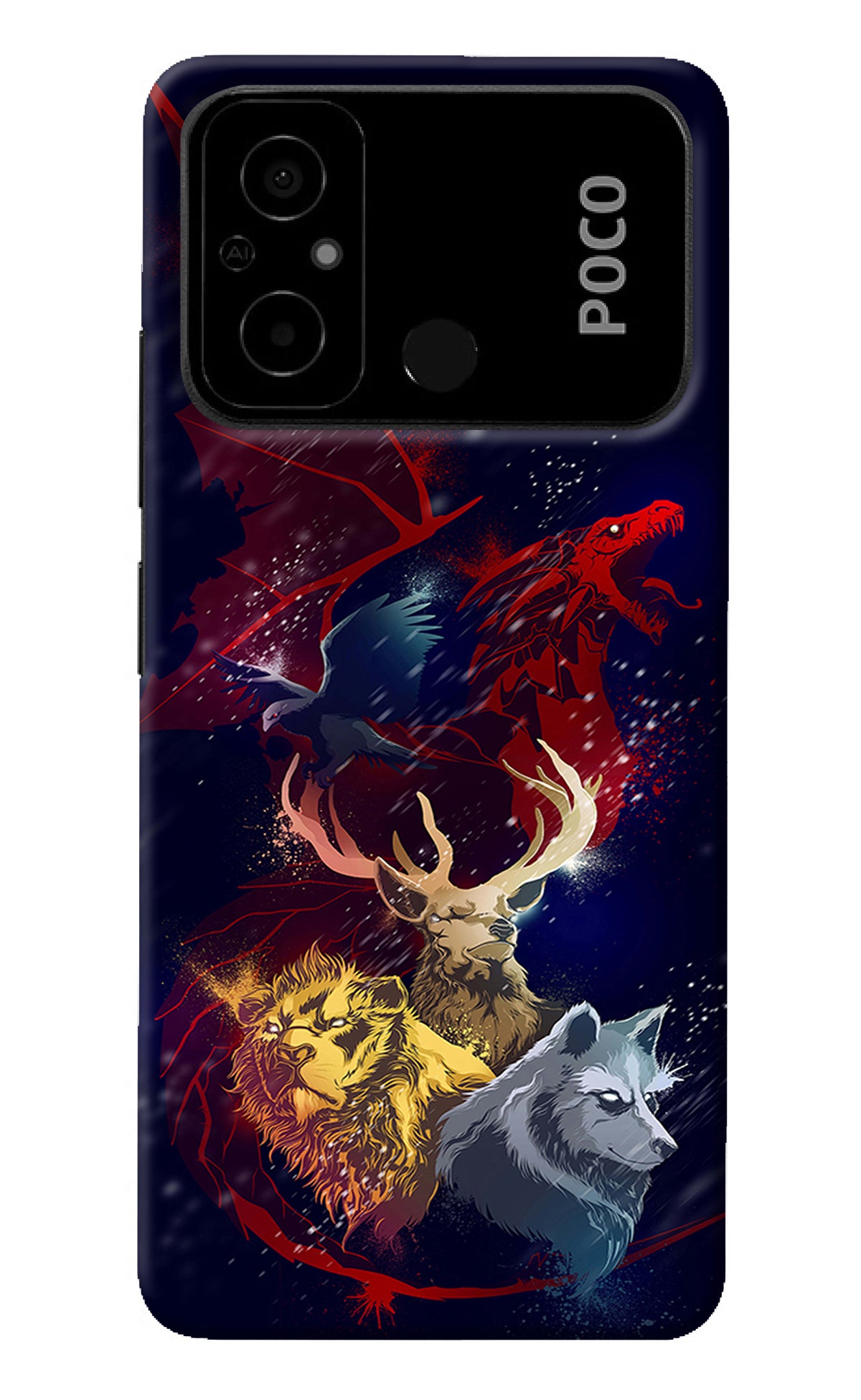 Game Of Thrones Poco C55 Back Cover