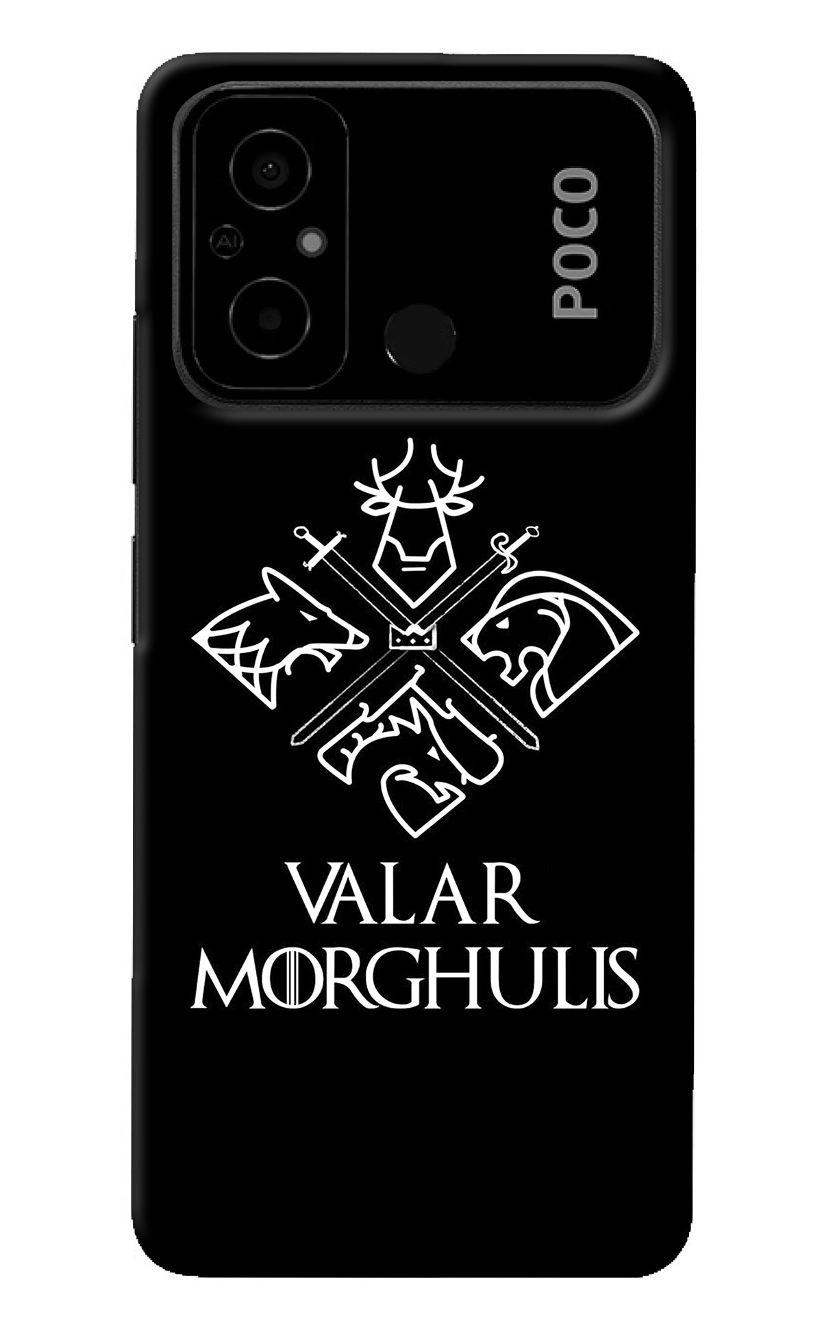 Valar Morghulis | Game Of Thrones Poco C55 Back Cover